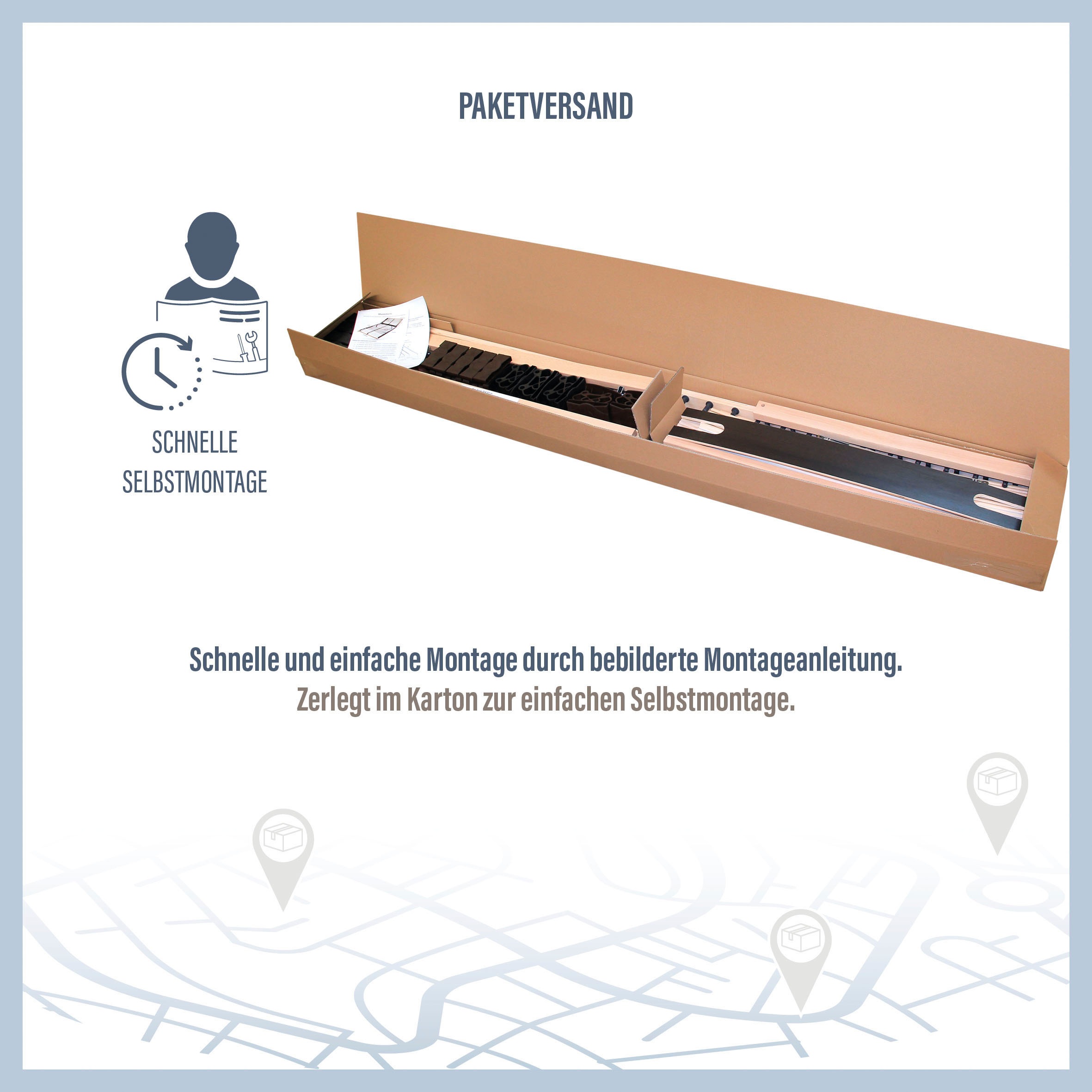 Thumbnail - Beco Lattenrost "Maxi Strong" Lattenrost in 90x200 cm und weiteren Größen, ideal bei hoher Belastung