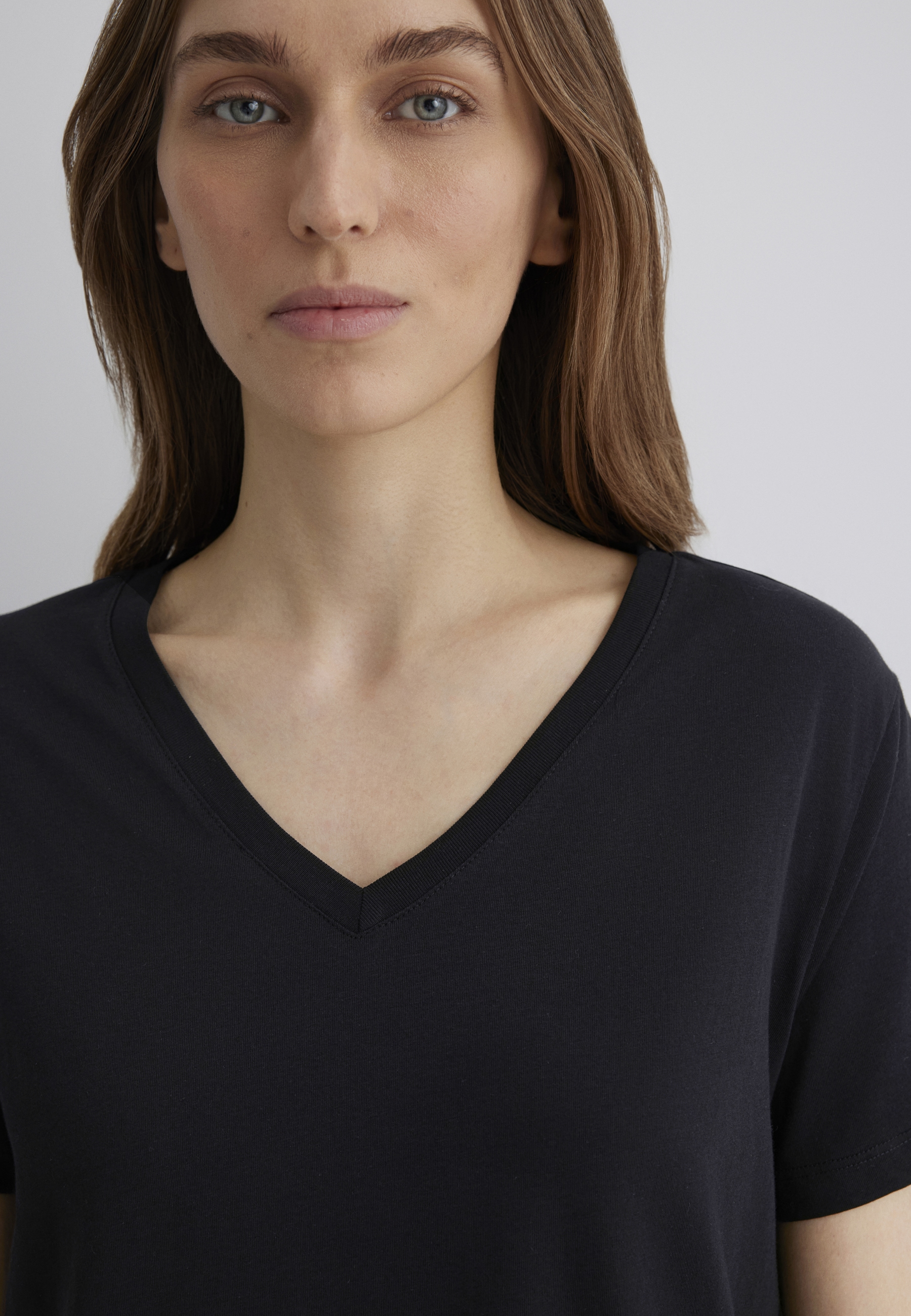 Mavi T-Shirt »V NECK T-SHIRT«, V-Neck T-Shirt
