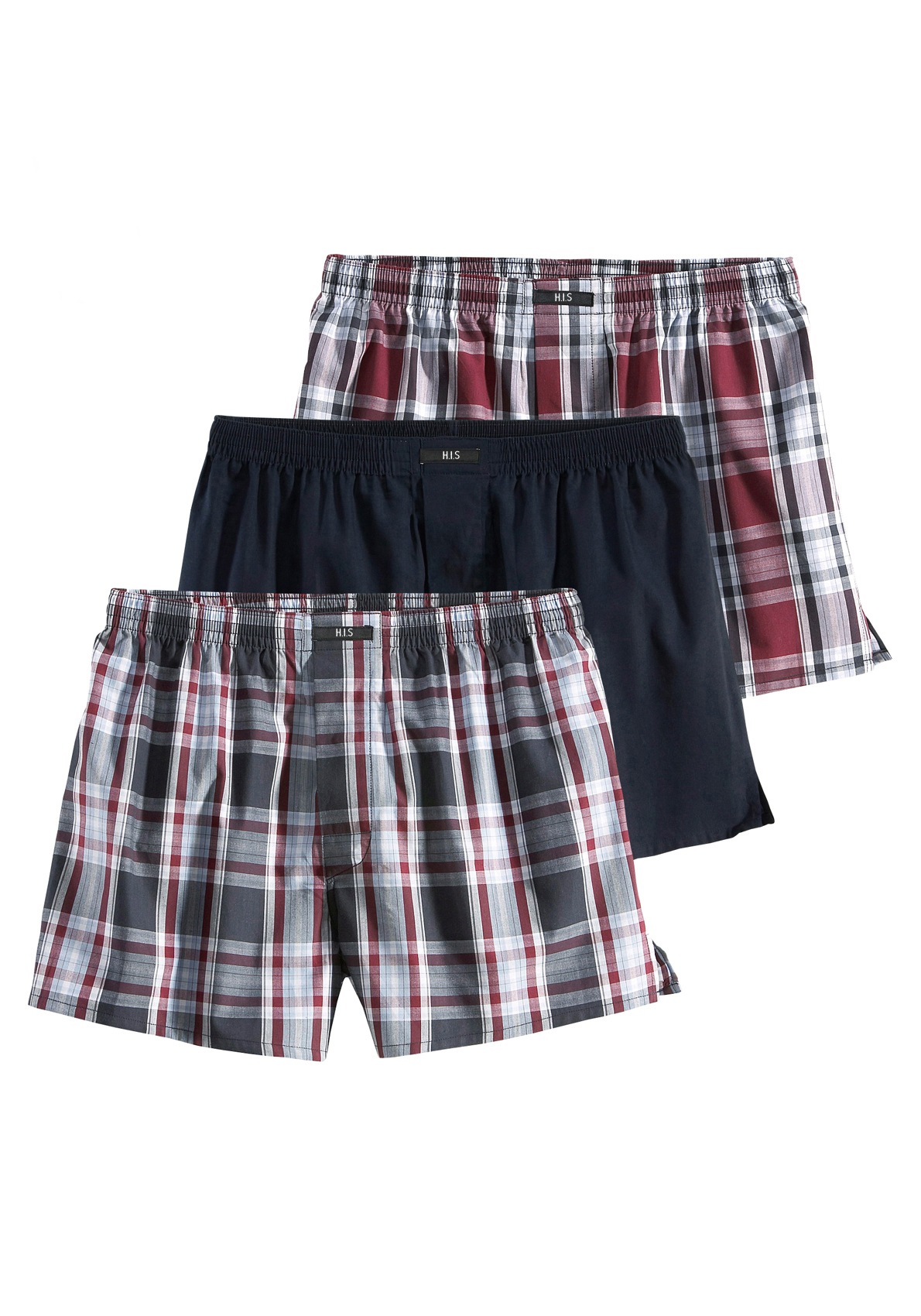 H.I.S Webboxer Packung, 3 Stk. tlg., in bequemer Passform günstig online kaufen