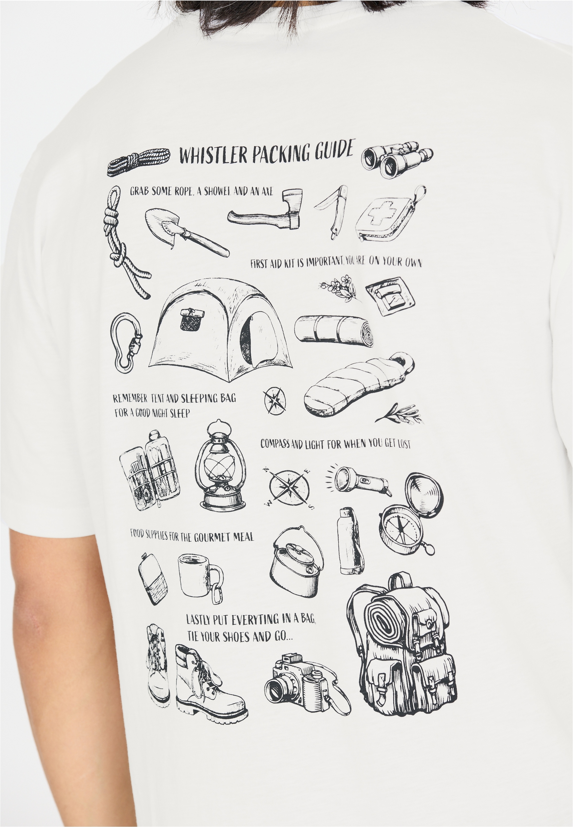 WHISTLER Funktionsshirt »Caloot«, mit coolem Print auf dem Rücken