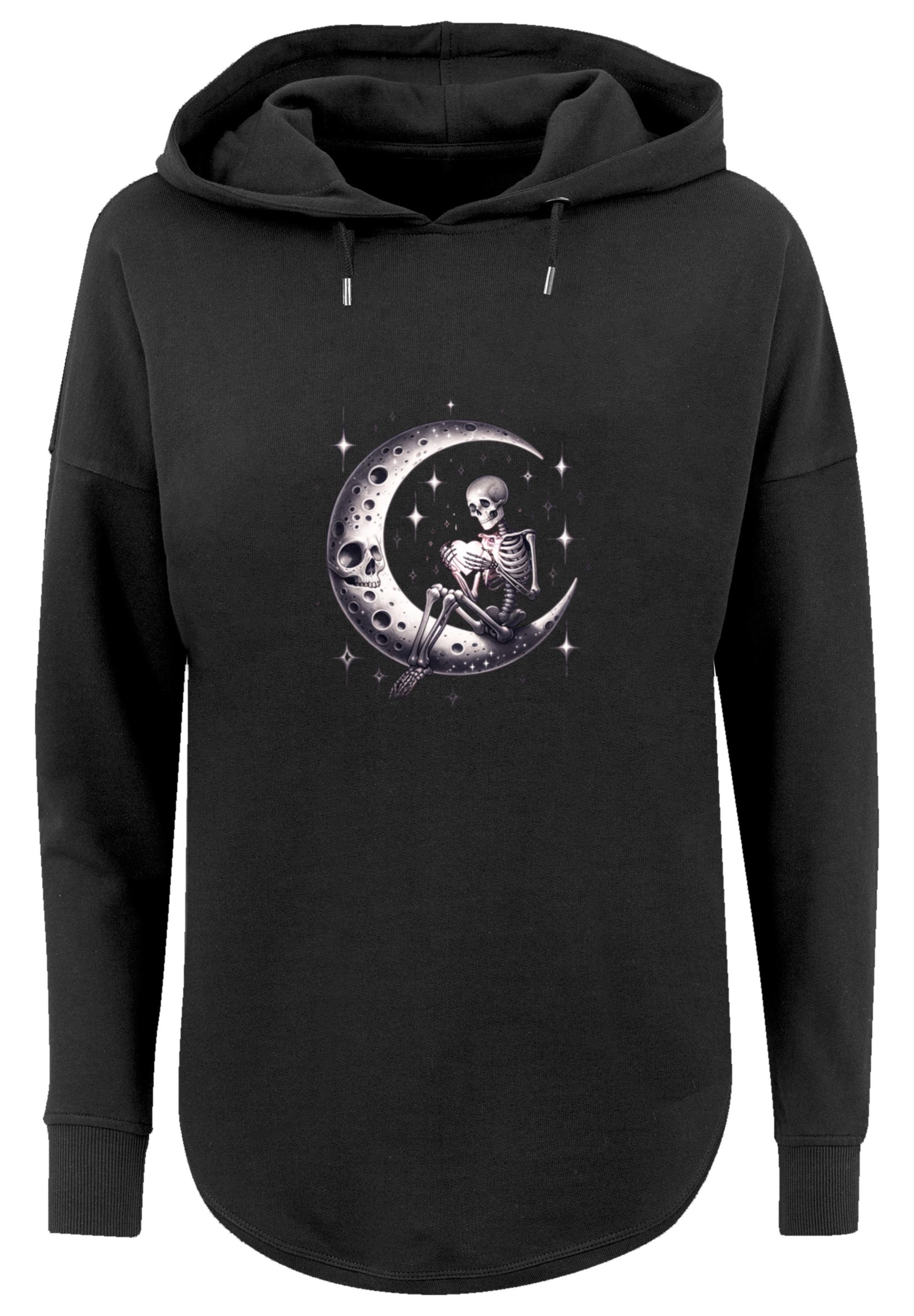 F4NT4STIC Kapuzenpullover »Gothic Valentinstag Skelett Mond«, Premium Qualität