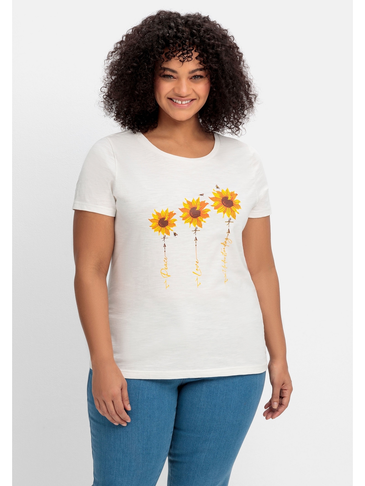 T-Shirts mit | T-Shirt online BAUR kaufen Blumen ▷ Blumen