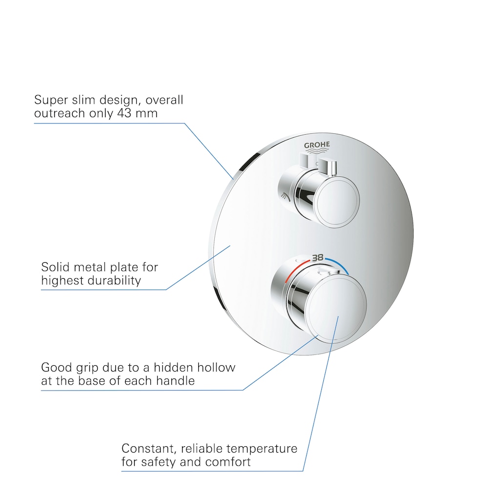Grohe Brausethermostat »Grohtherm«