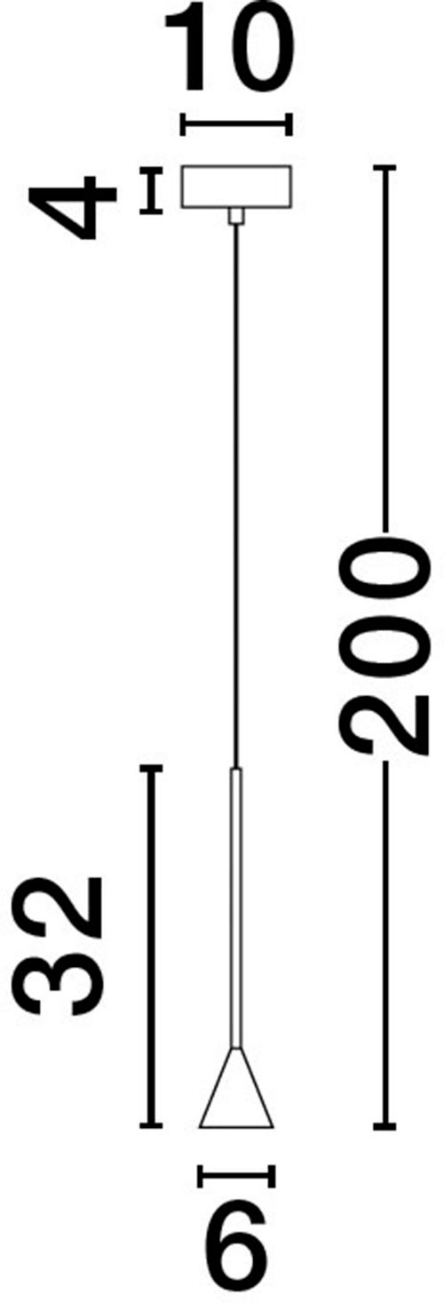 Nova Luce LED-Hängeleuchte »NET« LED-Modul 1 Stk. Warmweiß