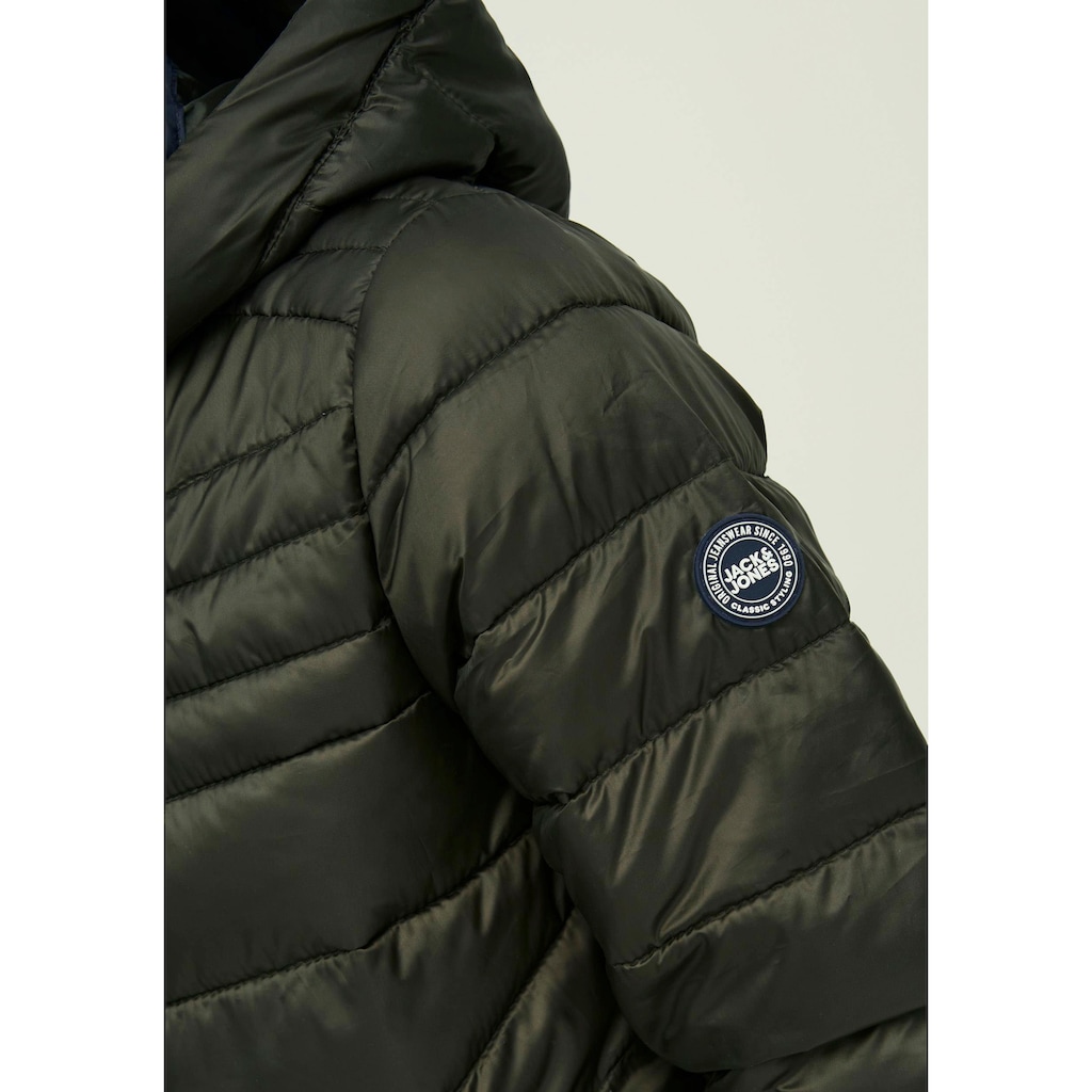 Jack & Jones Junior Steppjacke »JJEHERO PUFFER HOOD NOOS JNR«, mit Kapuze