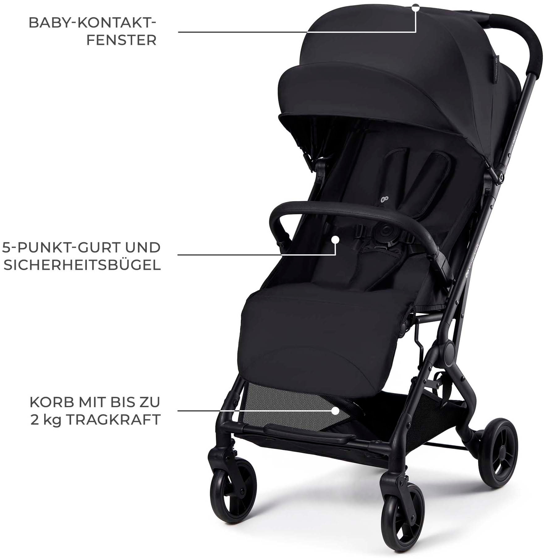 Kinderkraft Kinder-Buggy »INDY 3« 15 kg