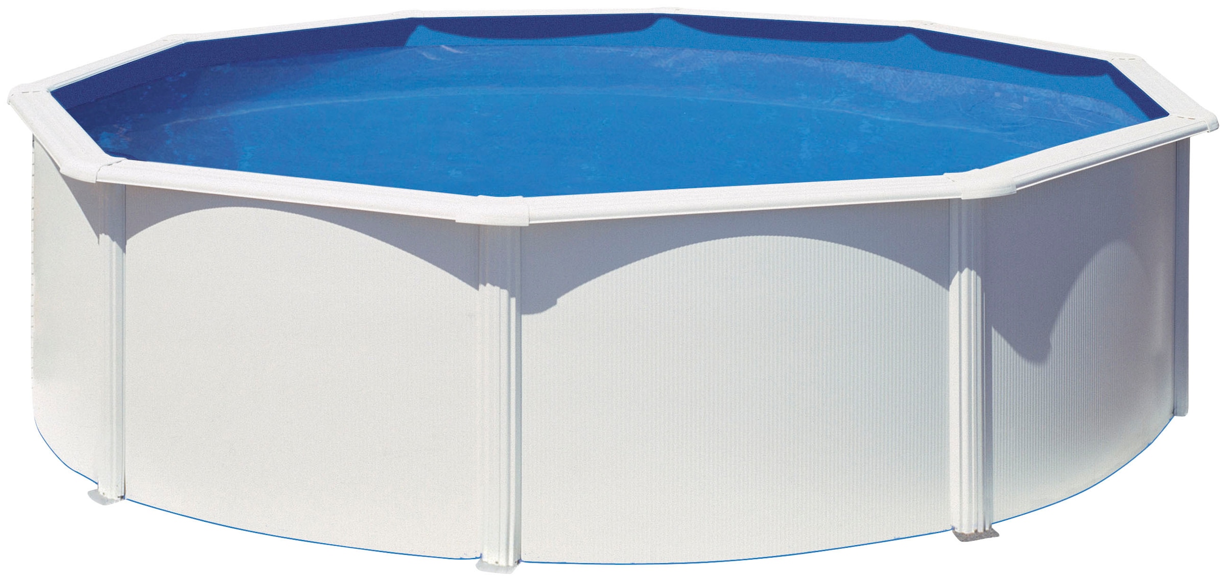 Gre Rundpool »FIDJI inkl. Zubehör«, (Set, 4 tlg.), Höhe: 120 cm, in versch. Größen erhältlich