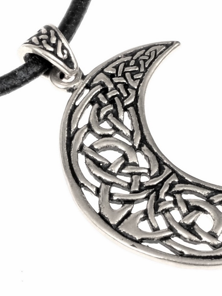 Adelia´s Amulett »Keltischer Anhänger / Amulett Keltisches Mond Amulett«, World of the Vikings