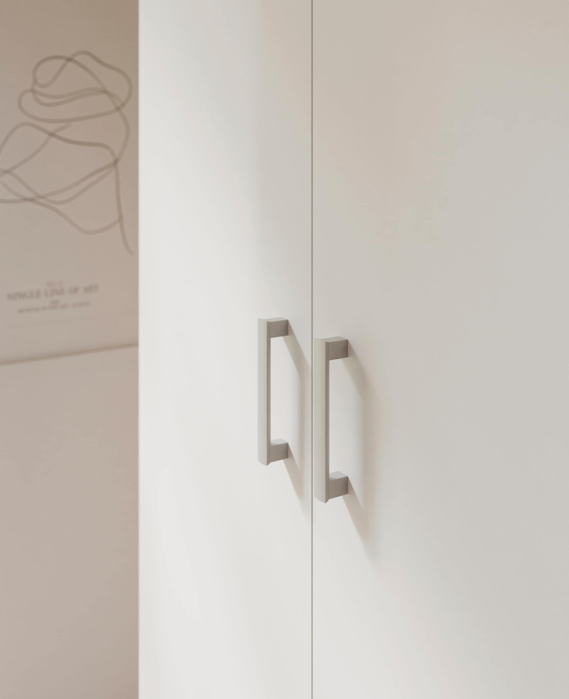 FORTE Drehtürenschrank, Drehtürenschrank, Stauraum, Schublade