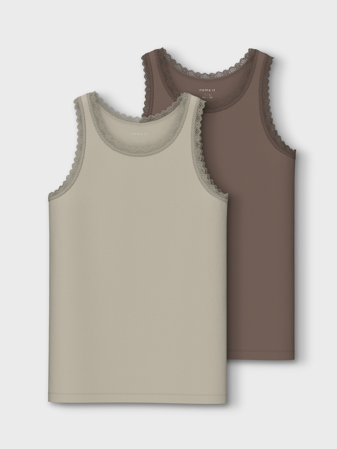 Name It Unterhemd "NKFTANK TOP 2P PEYOTE LACE NOOS"