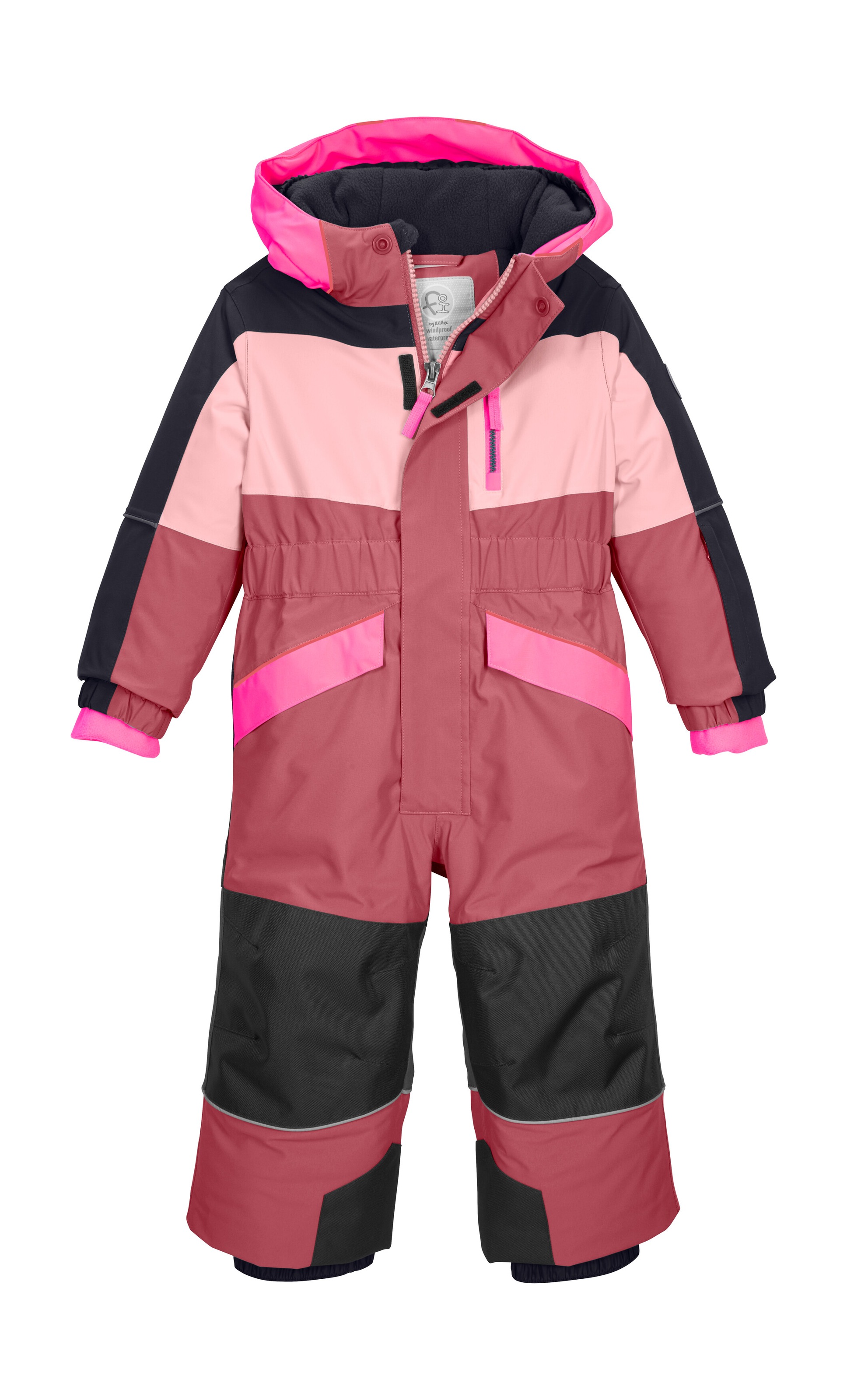 Mädchen Overall "FISW 47 MNS ONPC", rot, Gr. 86, FIRST INSTINCT BY KILLTEC, Obermaterial: 100% Polyester;Futter: 100% Polyester;Füllung: 100%