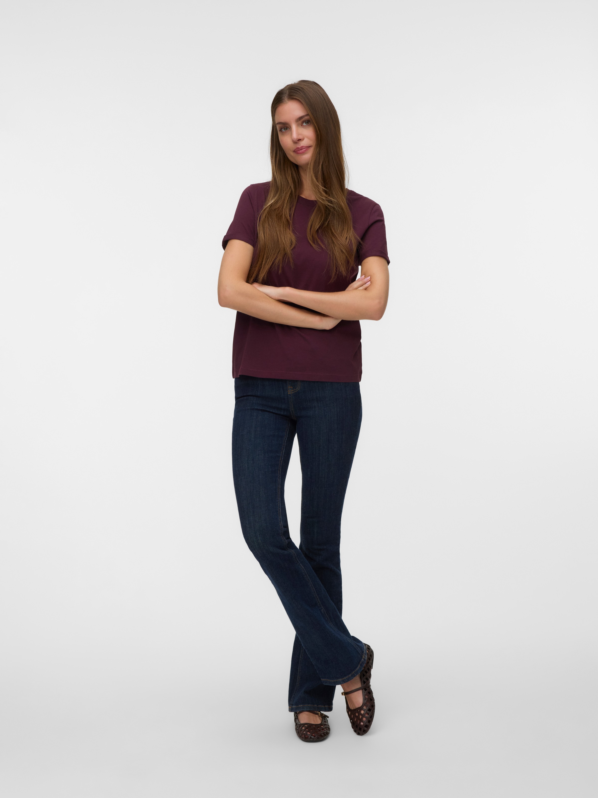 Vero Moda VMPaula T-Shirt Red L 5