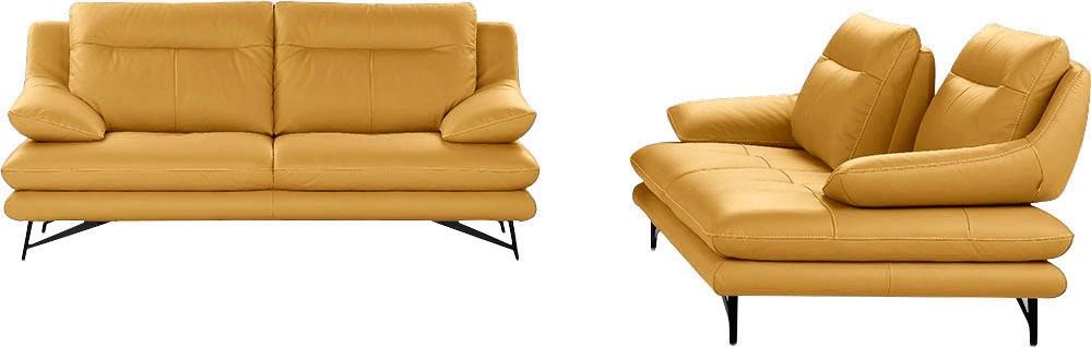CALIA ITALIA 2-Sitzer »Cezanne, italienisches Design trifft erstklassigen Sitzkomfort, Leder«, Edles Designsofa in besonders langlebigen & pflegeleichten Lederarten