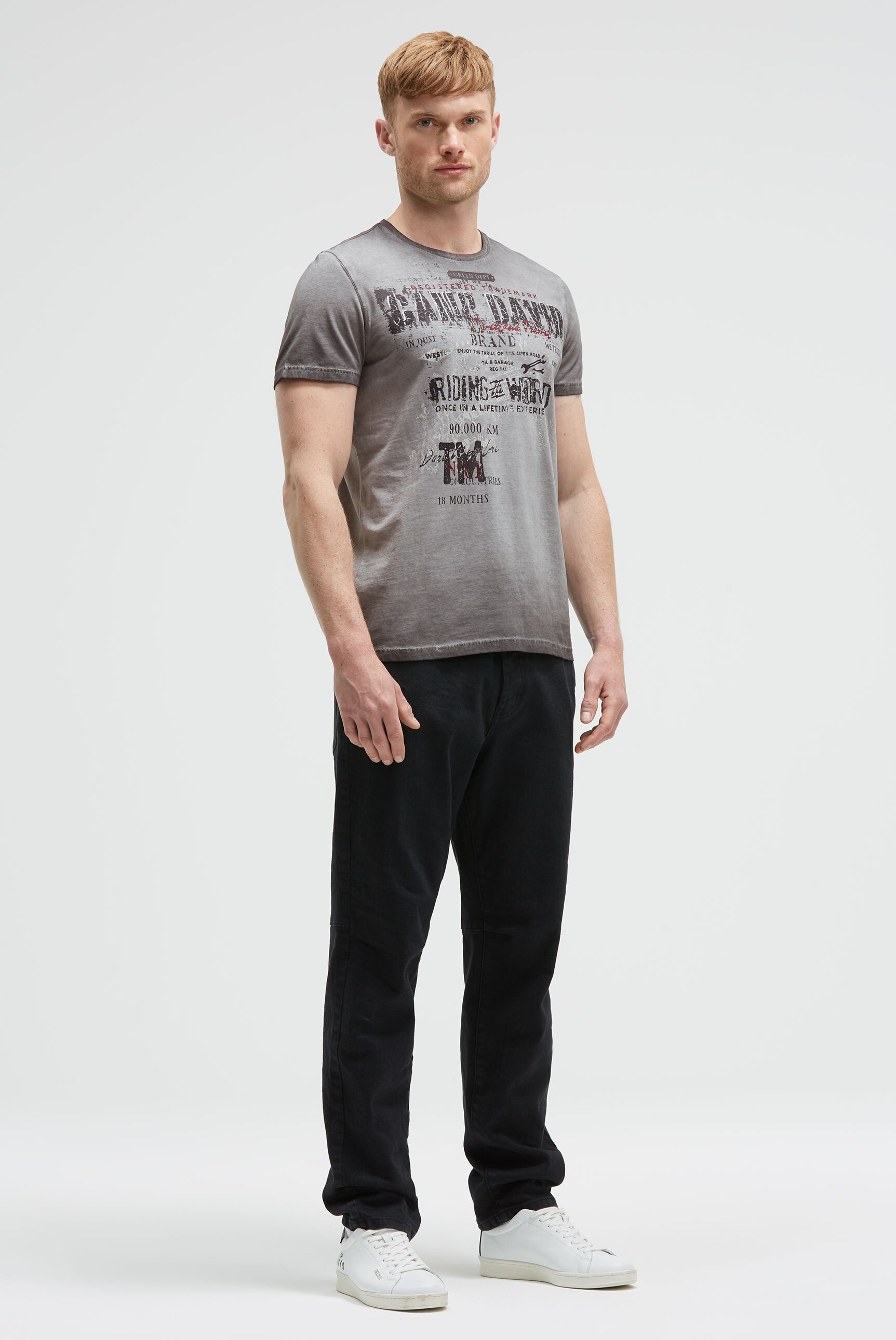 Thumbnail - CAMP DAVID Rundhalsshirt mit Kontrastnähten