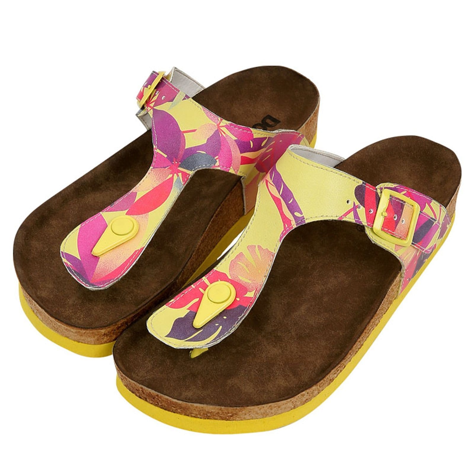 DOGO Zehentrenner "Lila Zehentrenner Planty Damen Sandalen" Handgefertigt günstig online kaufen