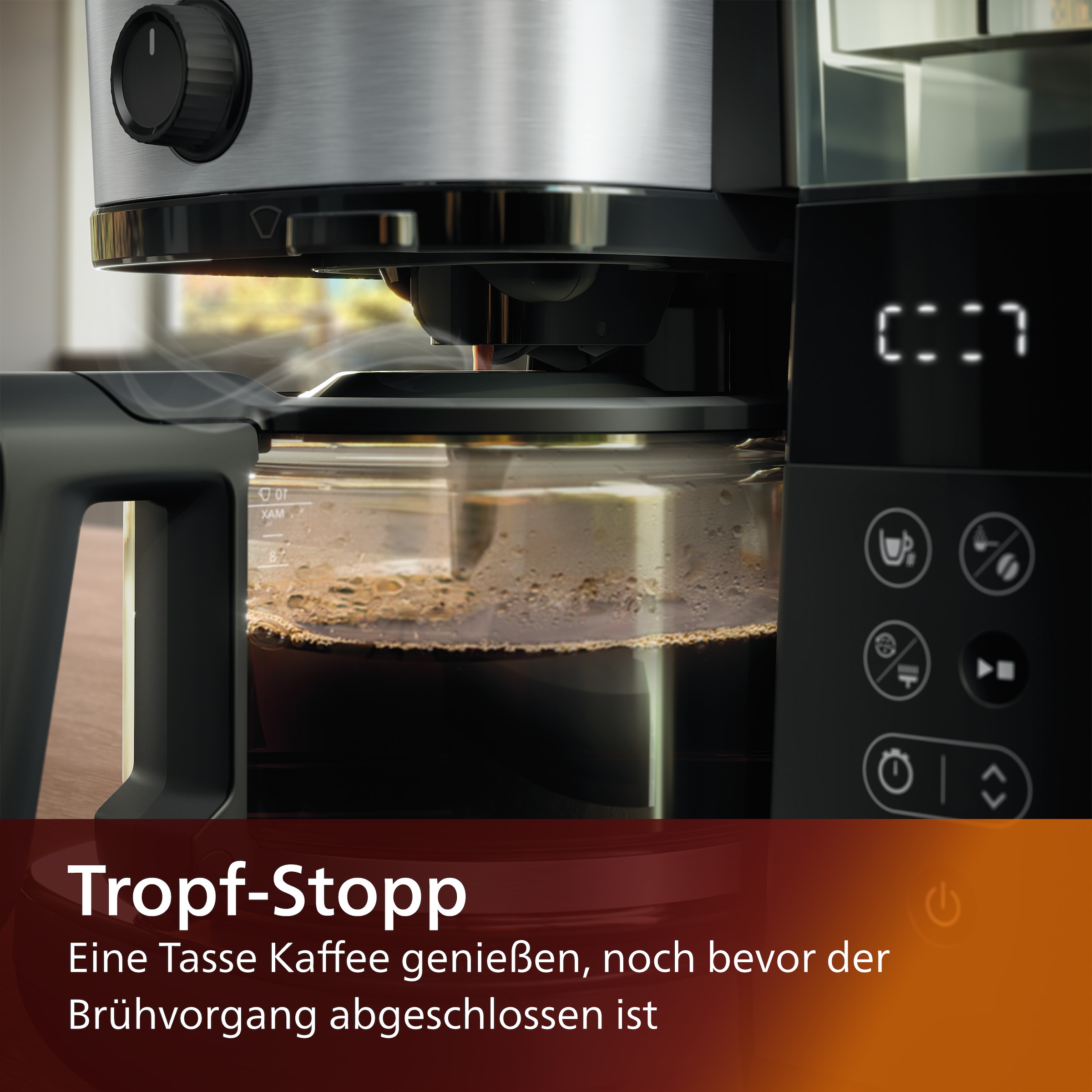 Philips Kaffeemaschine mit Mahlwerk »HD7888/01 All-in-1 Brew«,  Papierfilter, 1x4, mit Smart Dosierung und Kaffeebohnenbehälter | BAUR