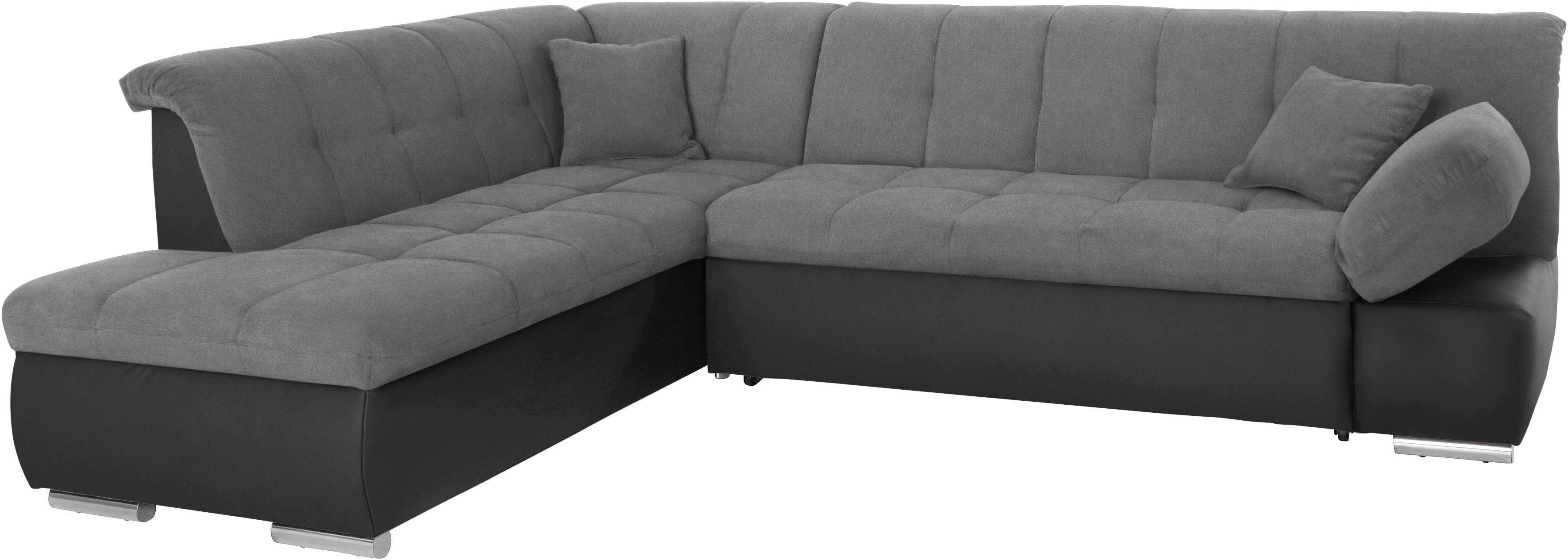 Thumbnail - DOMO collection "Mona L-Form bequem und komfortabel, Breite 271cm, L-Form" wahlweise mit Bett- und Armlehnfunktion