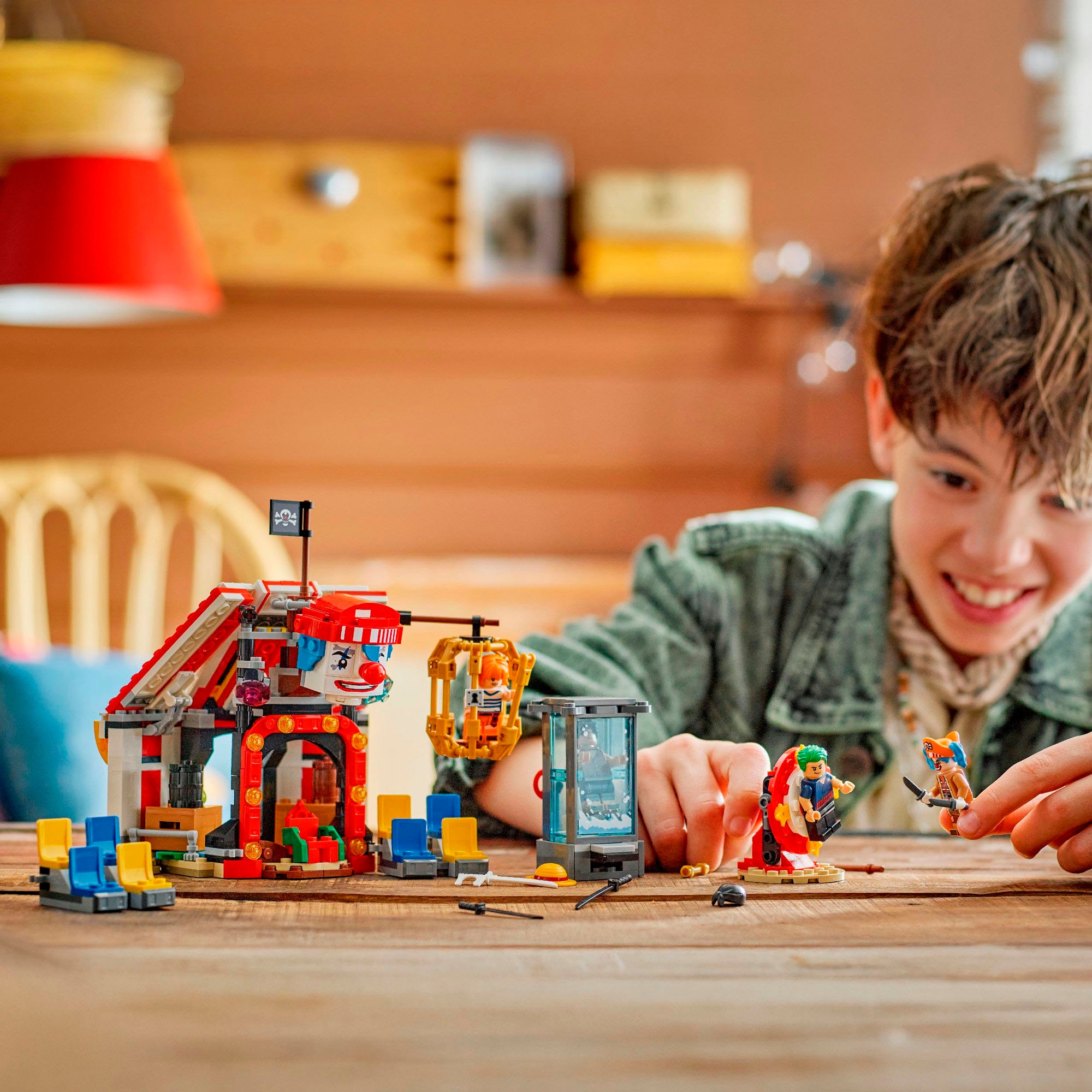 LEGO® Konstruktionsspielsteine »Zirkuszelt von Buggy dem Clown (75637), LEGO One Piece«, (573 St.), Made in Europe