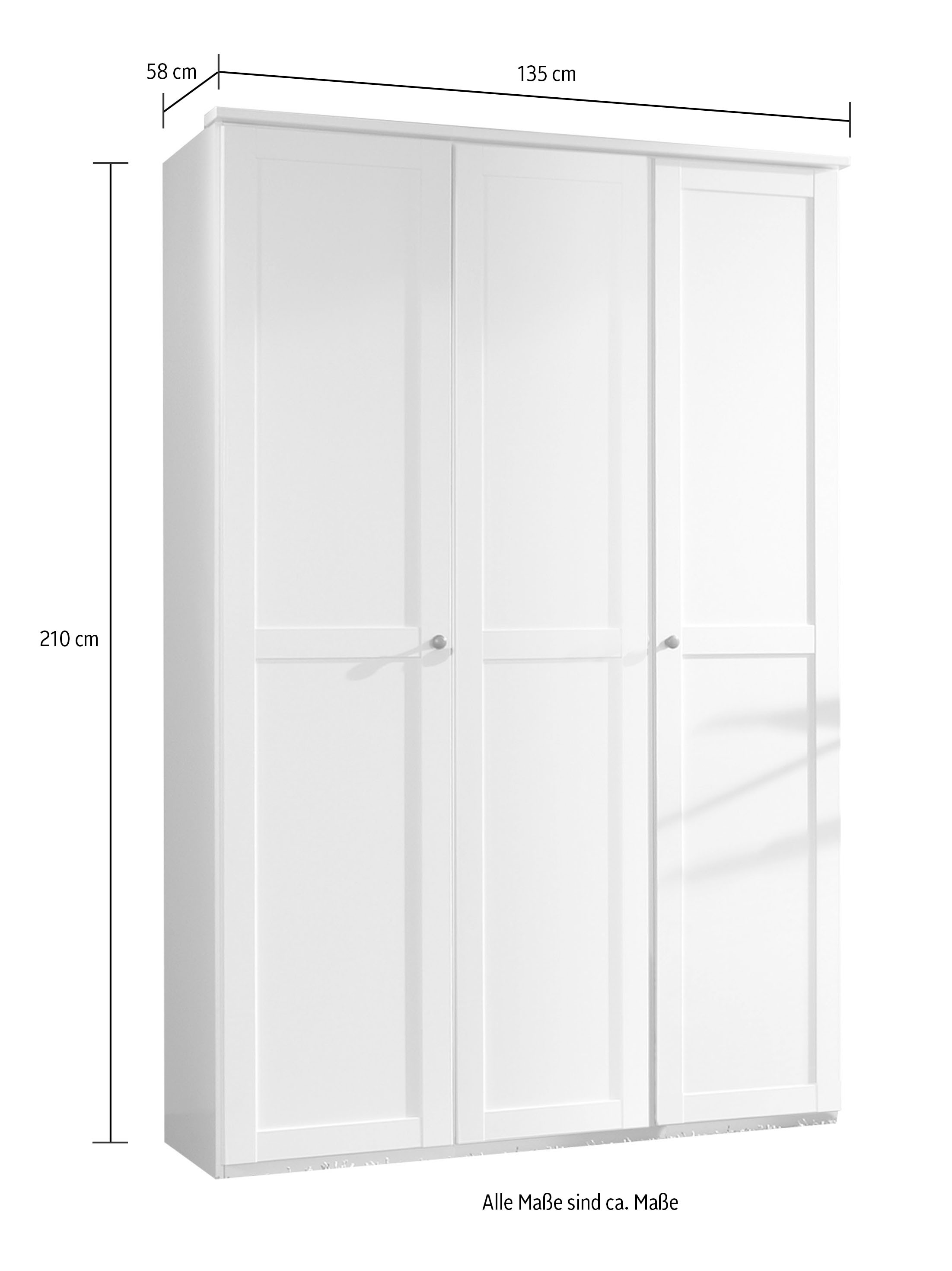 Wimex Drehtürenschrank »Chalet«, in Landhausoptik