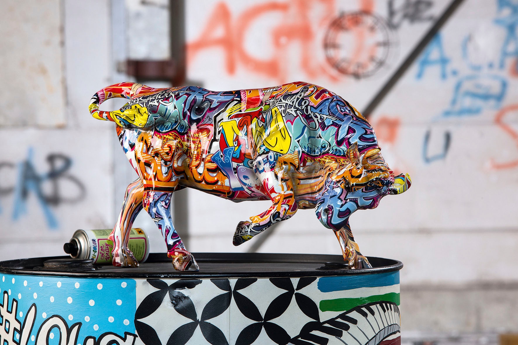 Casablanca by Gilde Tierfigur »Stier Street Art« kaufen | BAUR | Tierfiguren