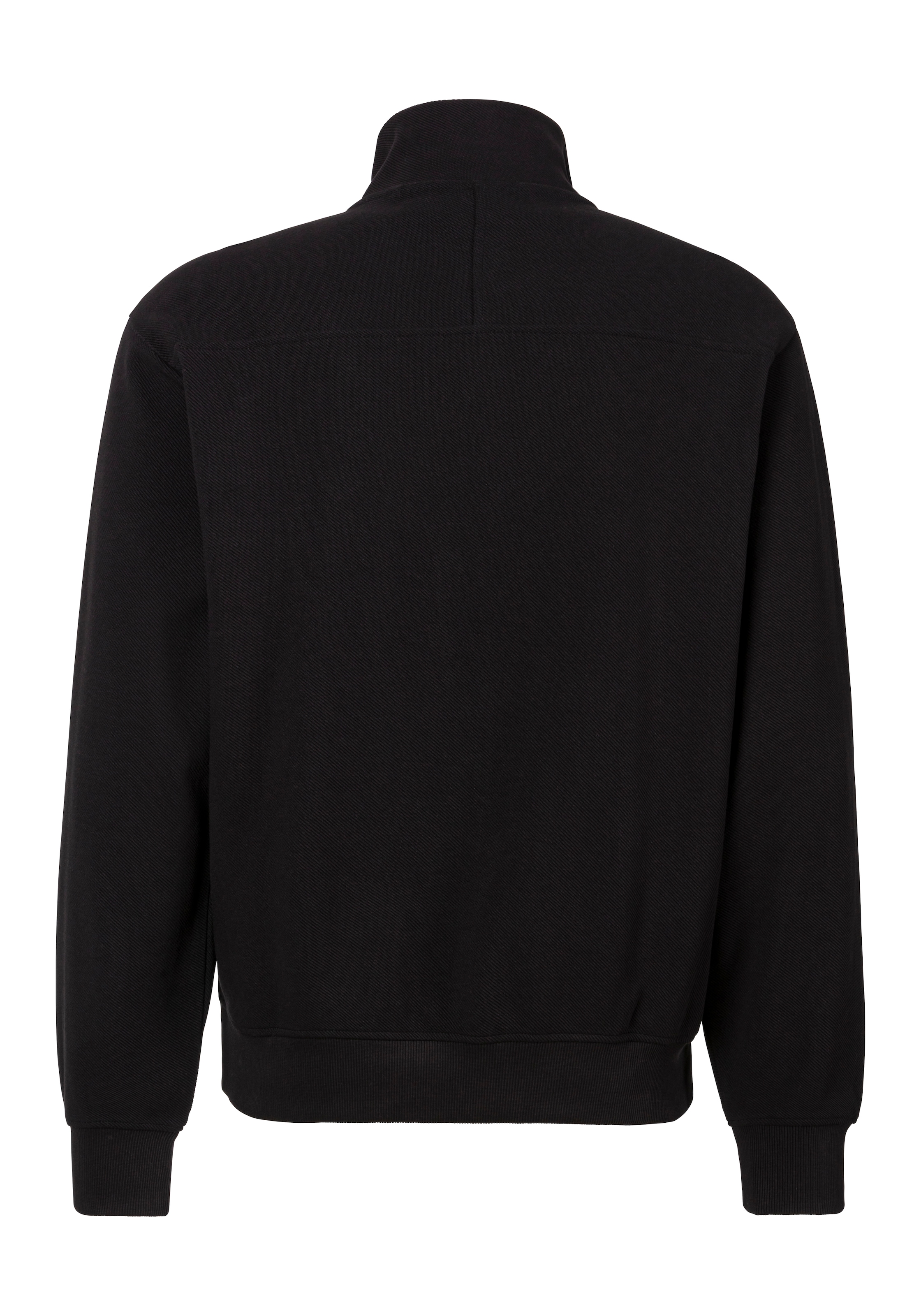 BOSS ORANGE Sweatshirt »Sweatshirt Ze_Nylonhem 1«, mit Reißverschluss