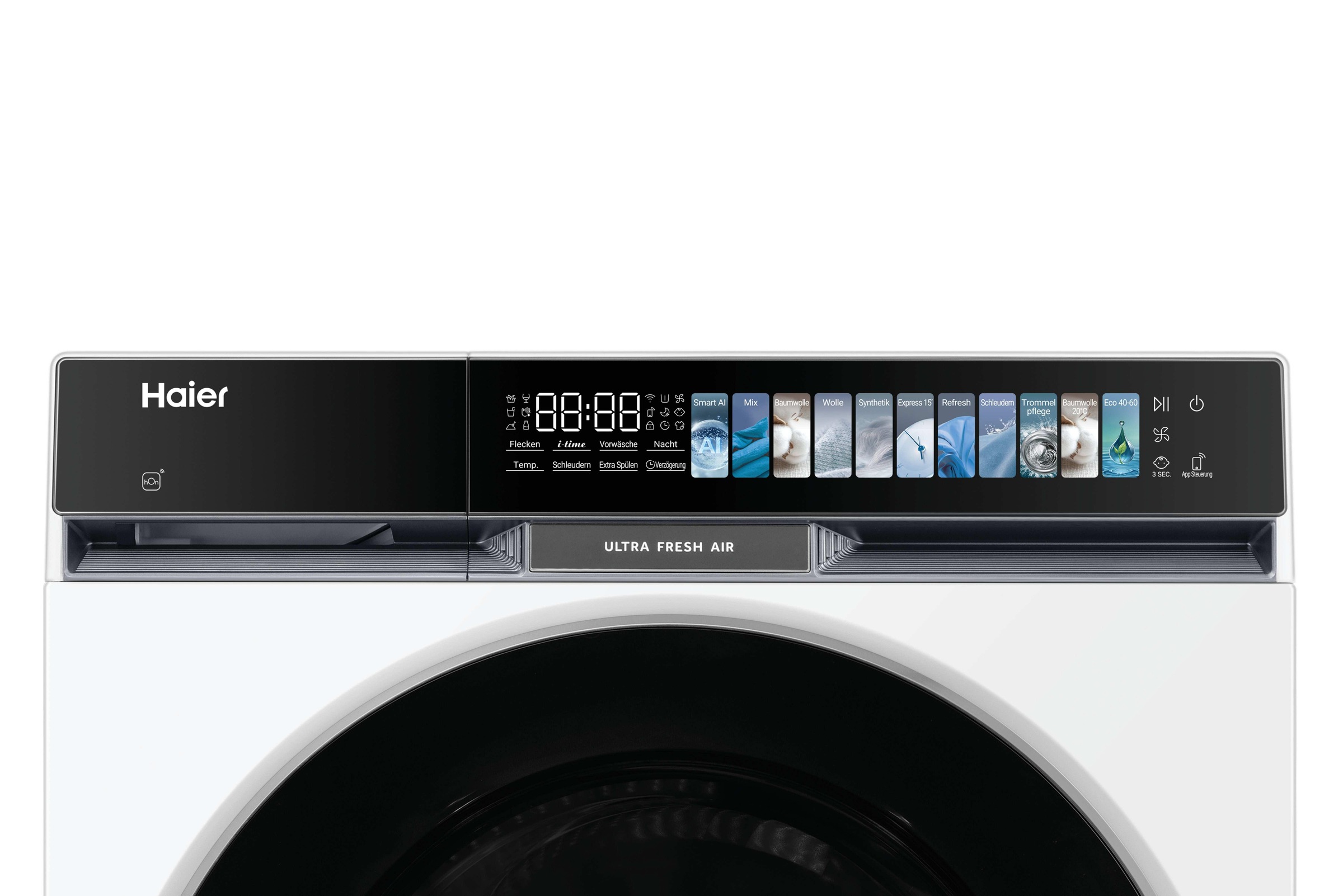 Haier Waschmaschine »HW130-B14687U1« 13 kg 1400 U/min UltraFresh: Hält die Wäsche bis zu 12 Std. frisch