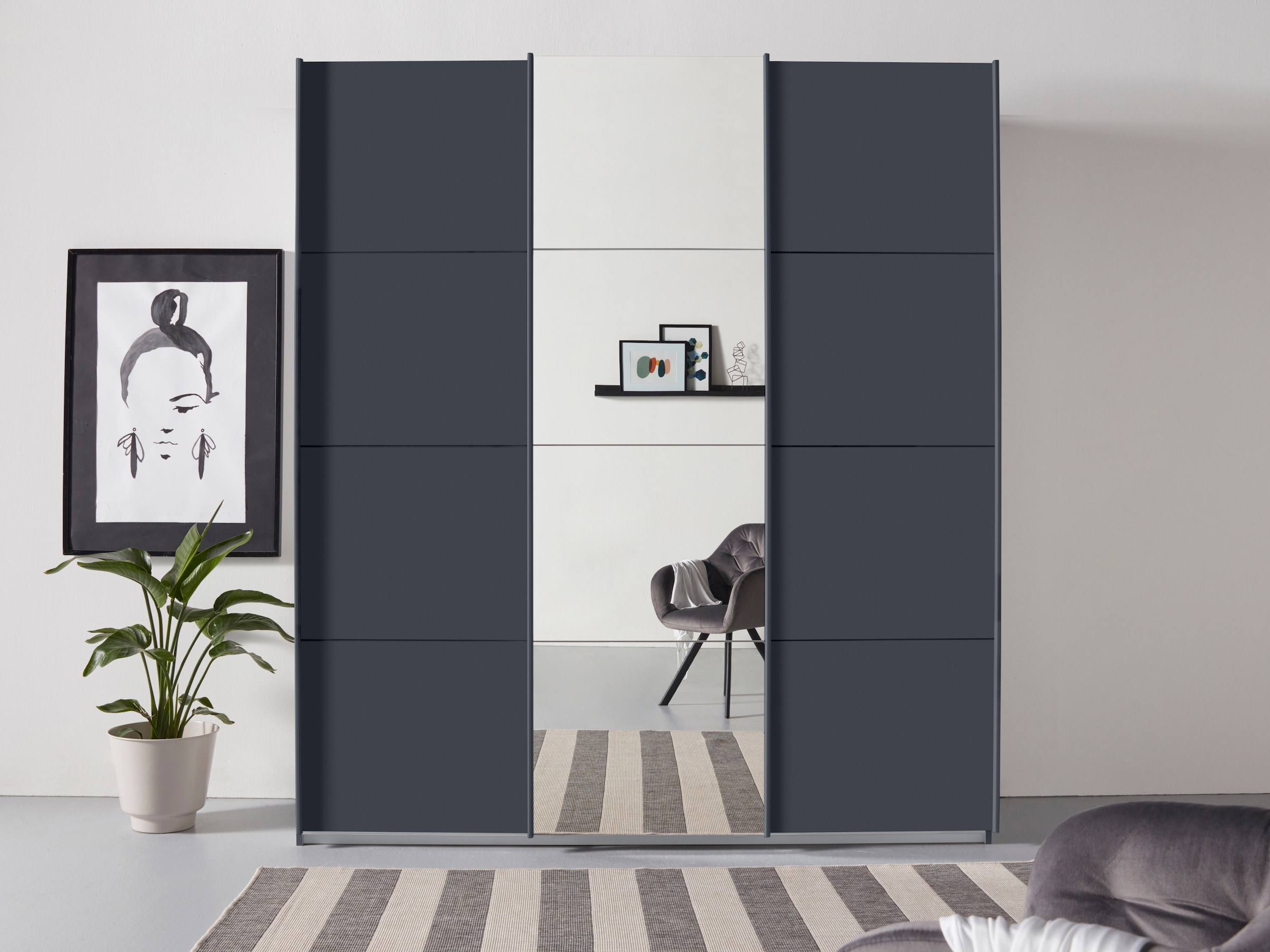 OTTO home "Mehrzweckschrank Aktenschrank Möbel Mietswohnung TOPSELLER OTELI" 3 Ausstattungen BASIC/CLASSIC/PREMIUM (inkl. SOFT-CLOSE-FUNKTION), Breiten 203/271/315/360 cm Höhen 210/229 cm MADE IN GERMANY