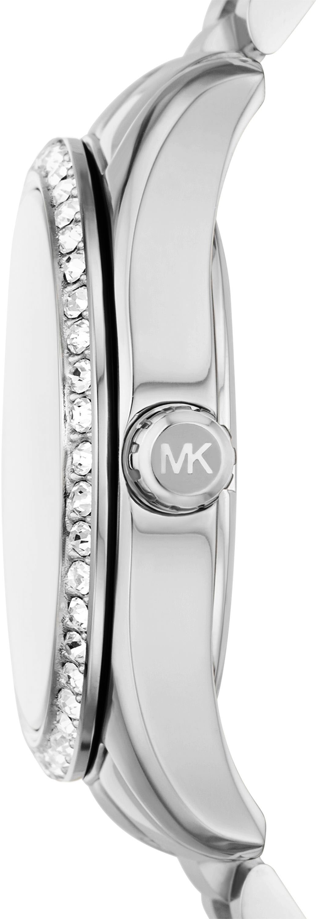 MICHAEL KORS Quarzuhr »LEXINGTON«, Armbanduhr, Damenuhr, Edelstahlarmband