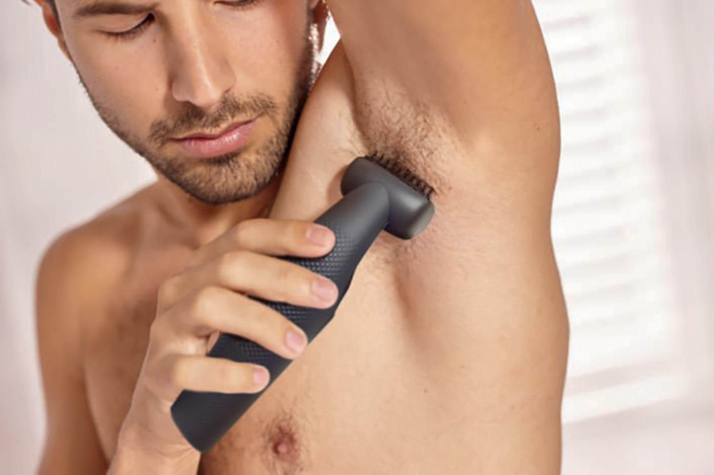 Philips Elektrokörperrasierer »Series 3000 BG3015/15«, 3 St. Aufsätze, Langhaartrimmer, Bodygroom