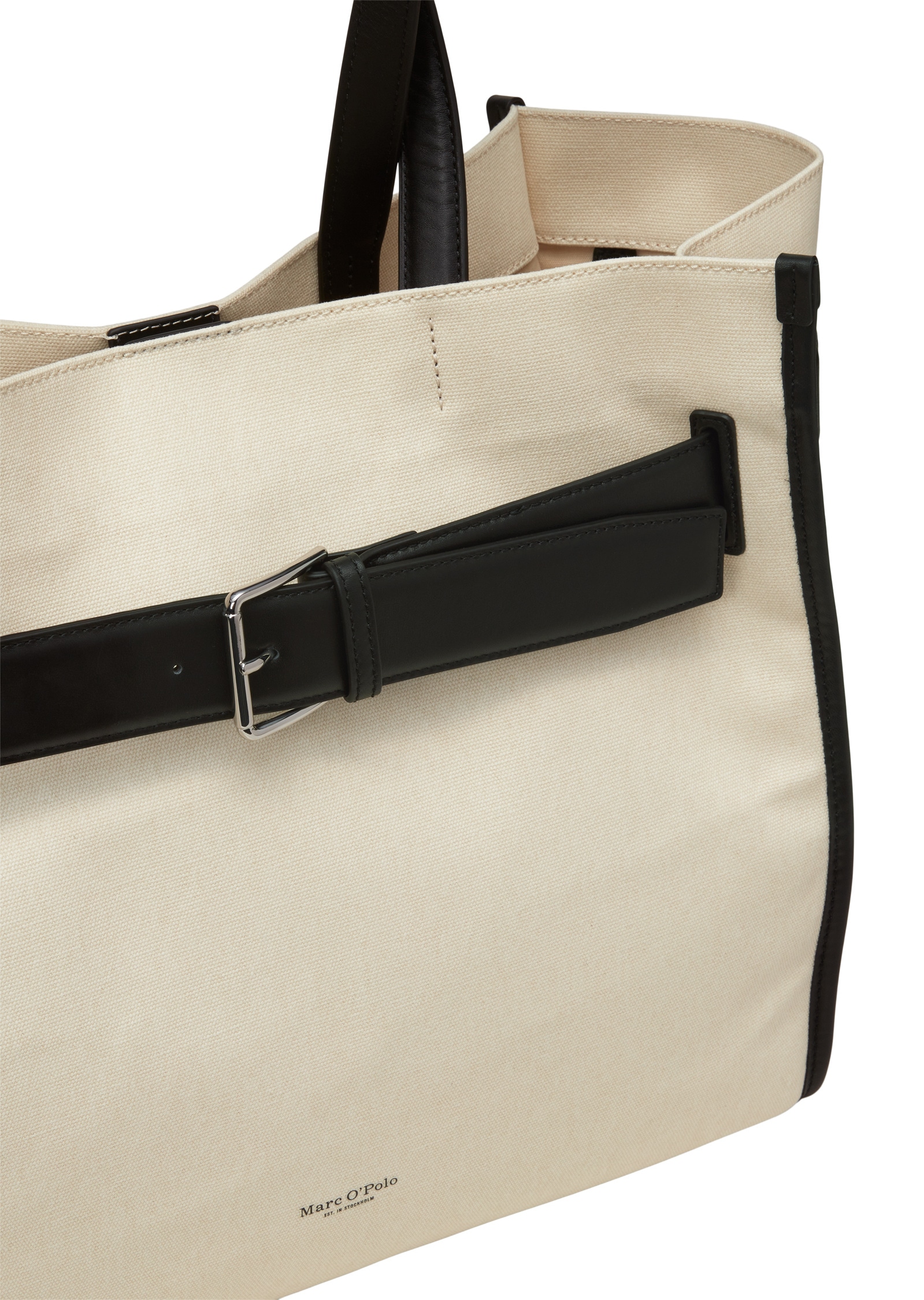 Marc O'Polo Shopper »aus robustem Canvas mit Leder-Details«