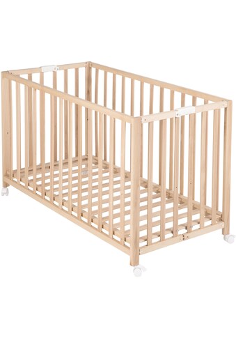 Babybett »Fold Up, buche«, klappbar