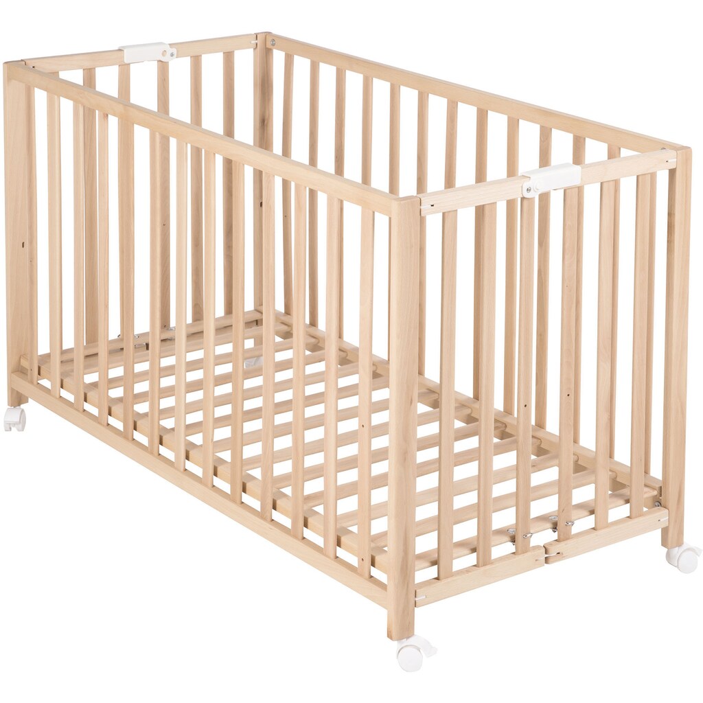 roba® Babybett »Fold Up, buche«, klappbar