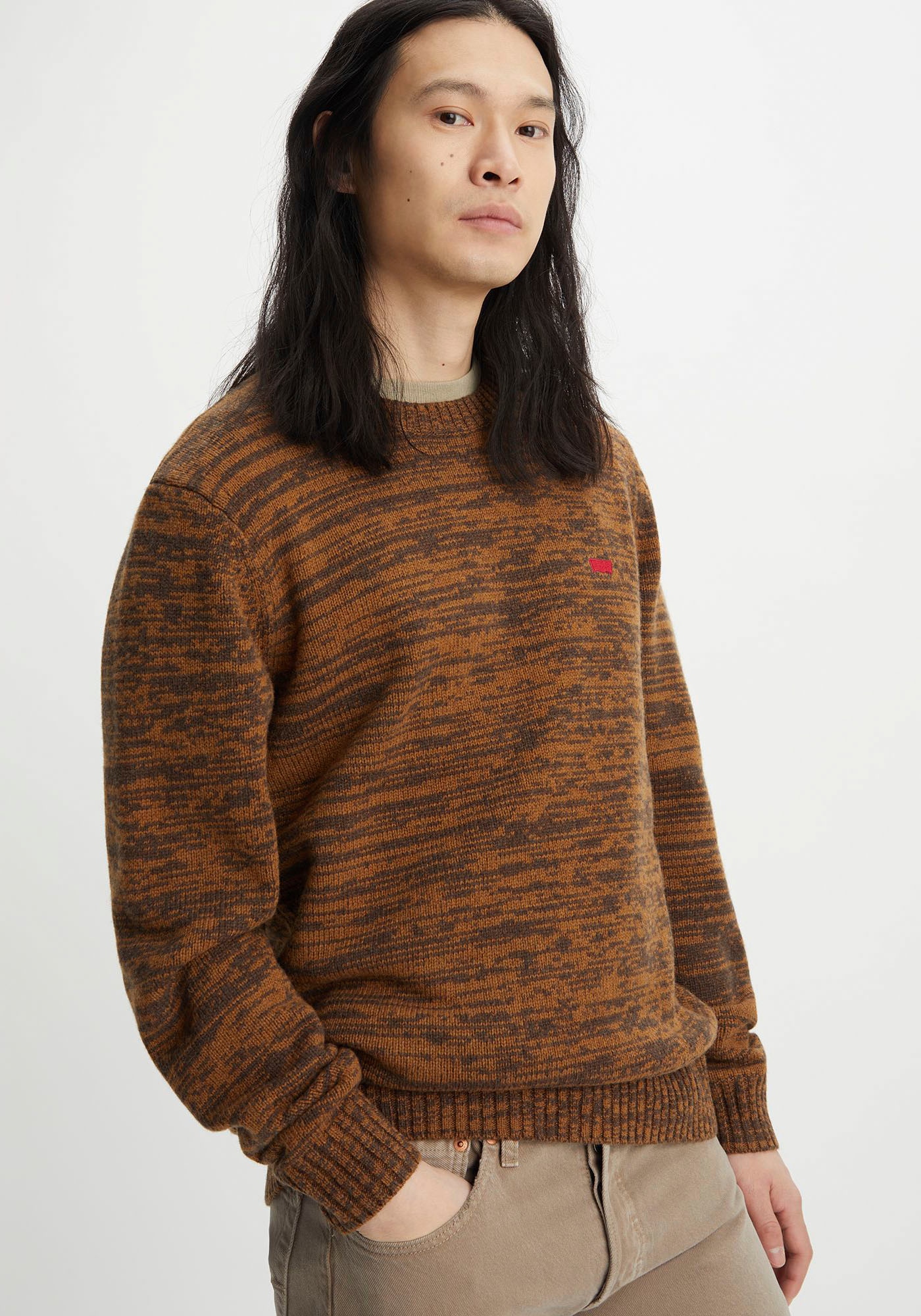 Levi's® Wollpullover »ORIGINAL HM SWEATER«, in klassischer Rundhalsform