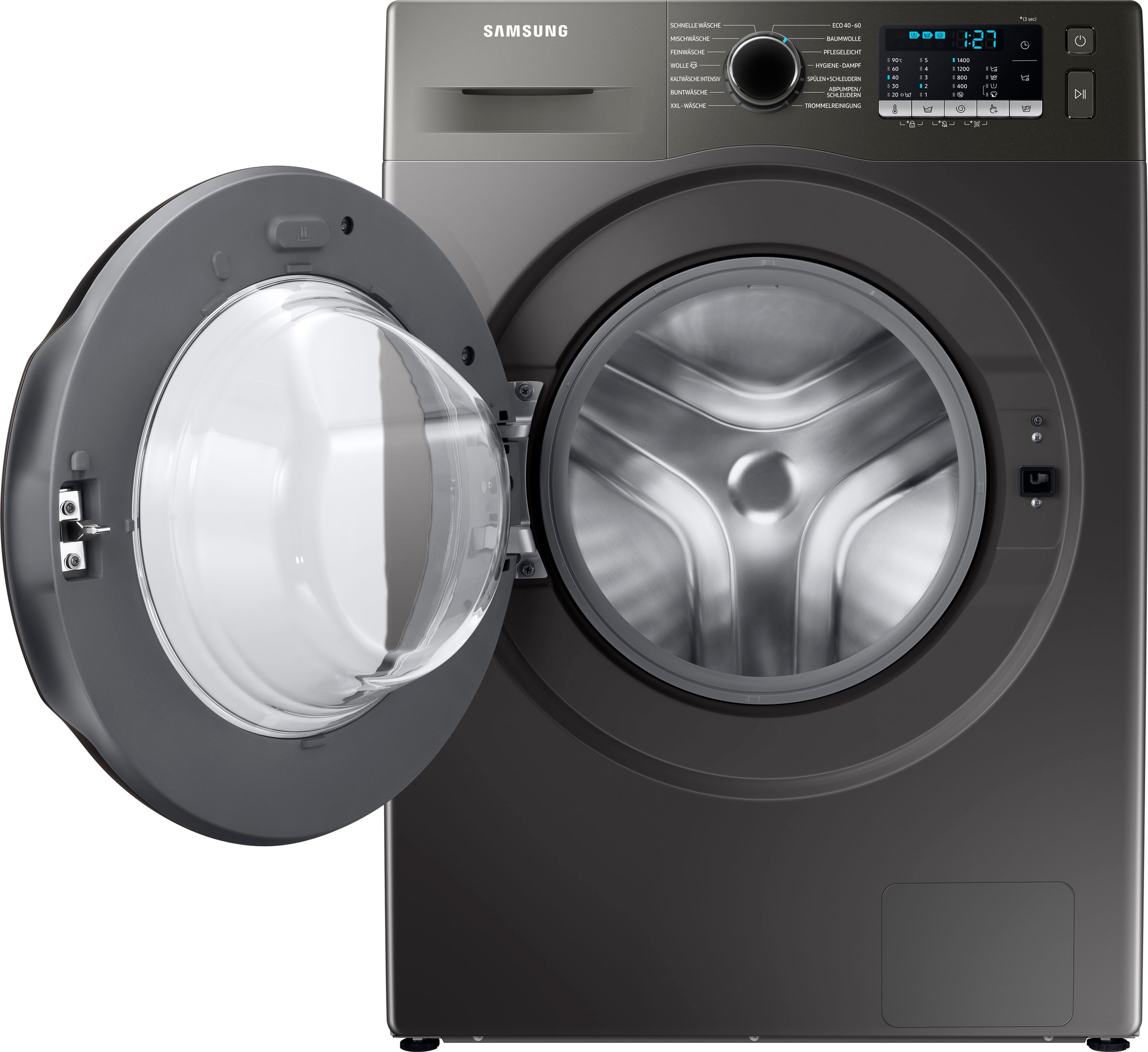 Samsung Waschmaschine »WW70TA049AX«, WW5000T INOX, BAUR 7 Raten /min, auf 1400 WW70TA049AX, | U kg, FleckenIntensiv-Funktion