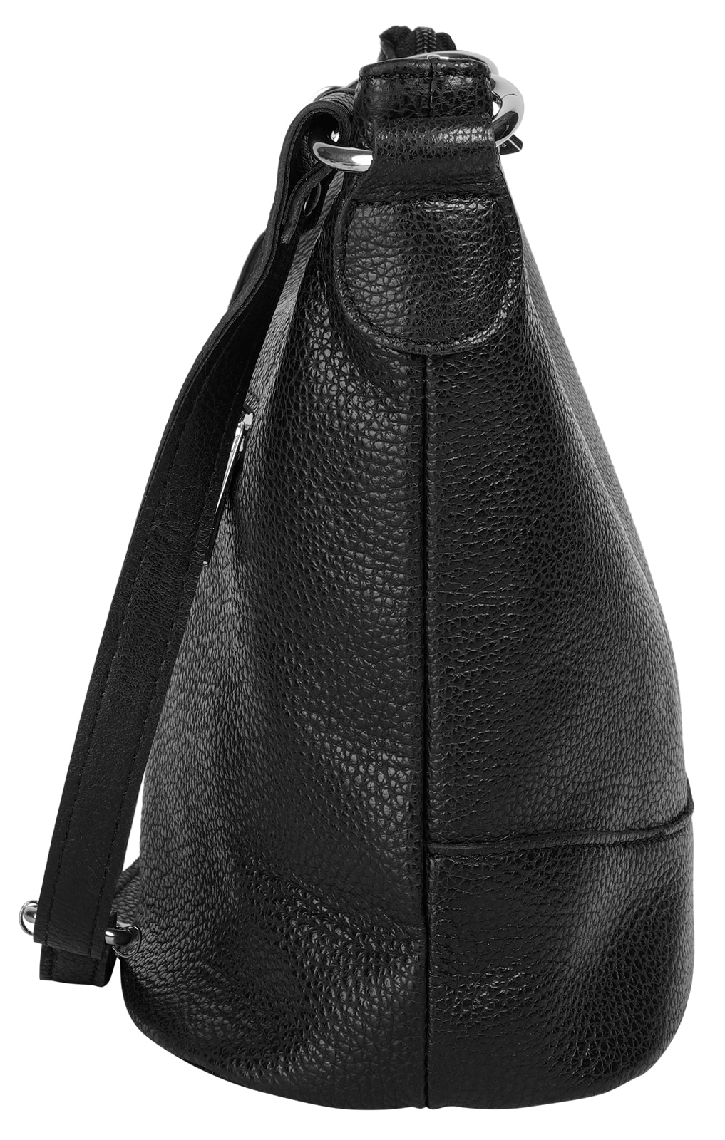 Cluty Umhängetasche, echt Leder, Made in Italy