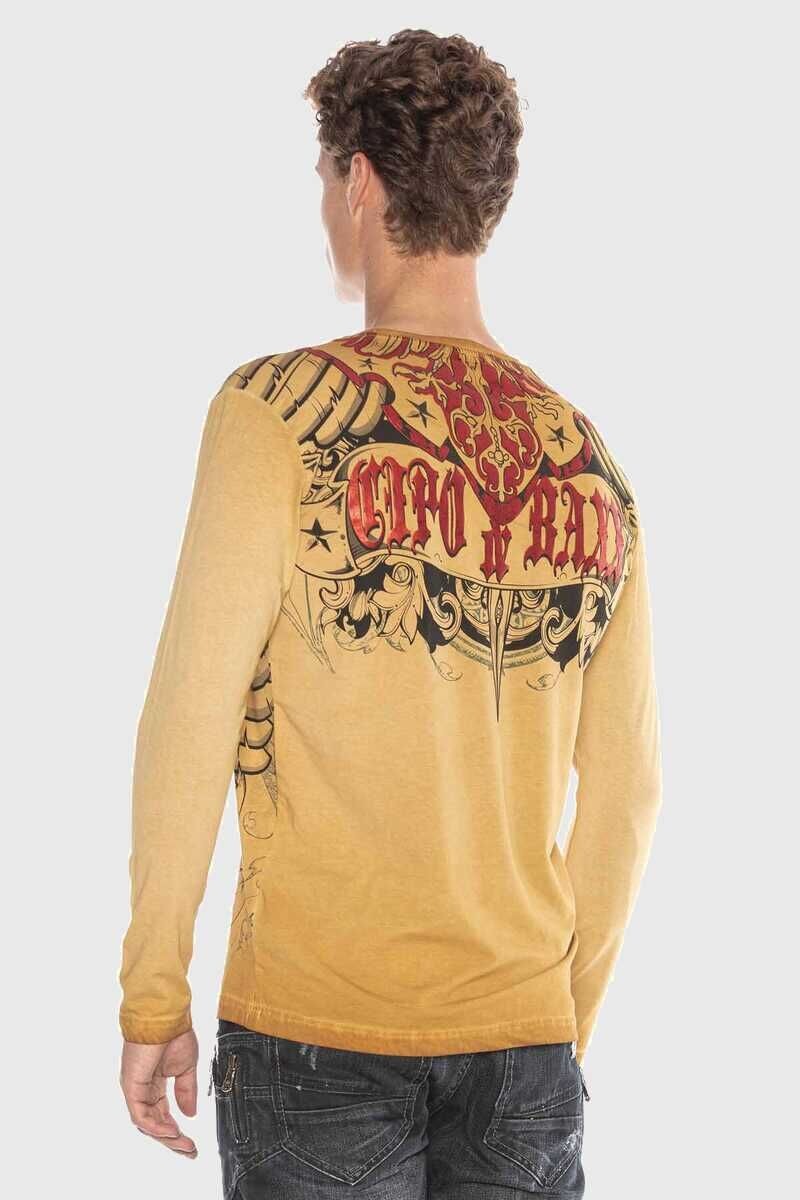 Cipo & Baxx T-Shirt "Sweatshirts", mit Print und Glanzdruck günstig online kaufen