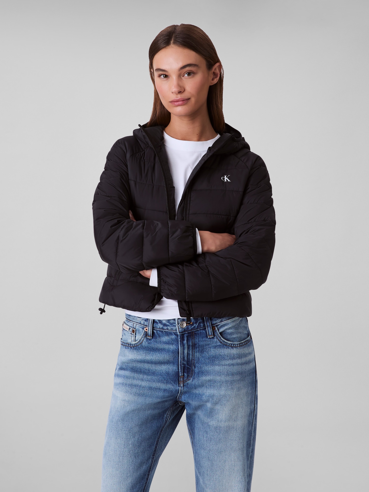 Calvin Klein Jeans Steppjacke "LGHTWGHT QLTD JCKT P", mit Kapuze, Mit Rundh günstig online kaufen