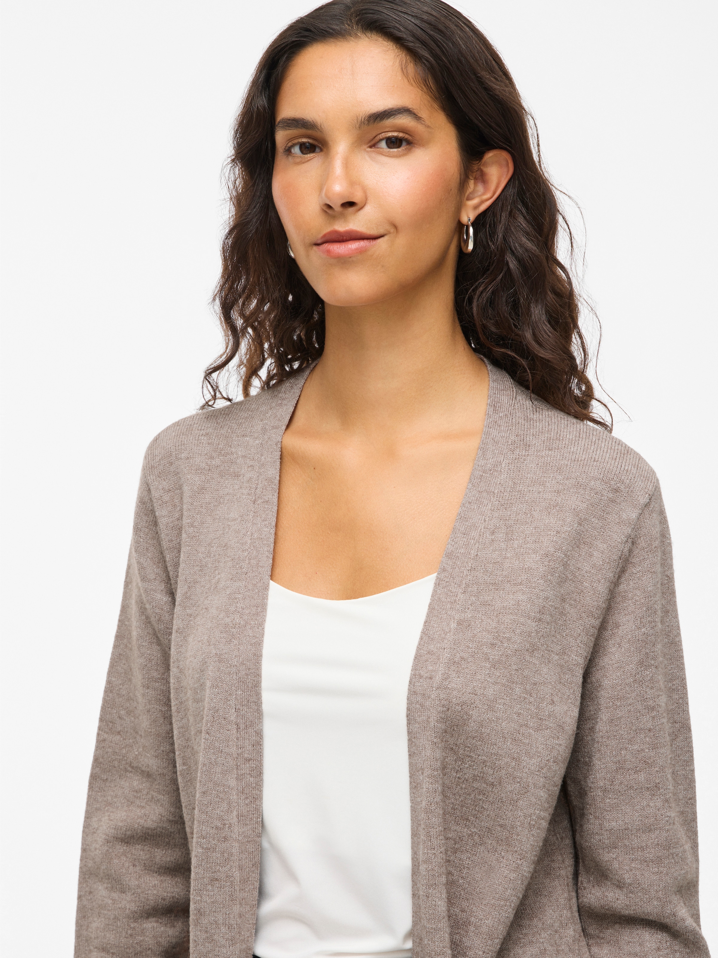 Vila Strickjacke »VIRIL OPEN L/S KNIT CARDIGAN - NOOS«
