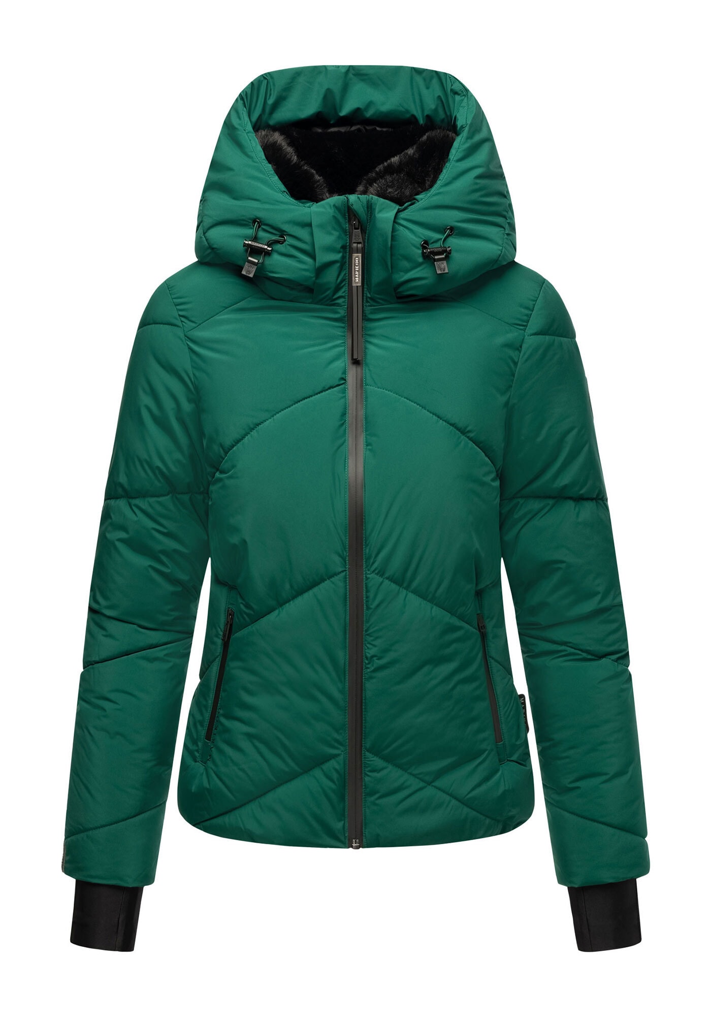 Marikoo Winterjacke »Simaraa«, mit abnehmbarem Kunstfellkragen