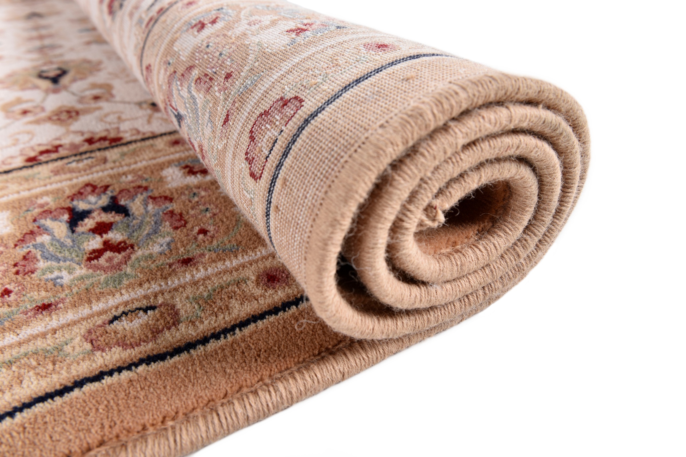 Wollteppich THEKO "Dolna - 808", beige, B:80cm H:10mm L:150cm, Schurwolle, Teppiche, Kurzflor, reine Wolle, Orient-Optik 3