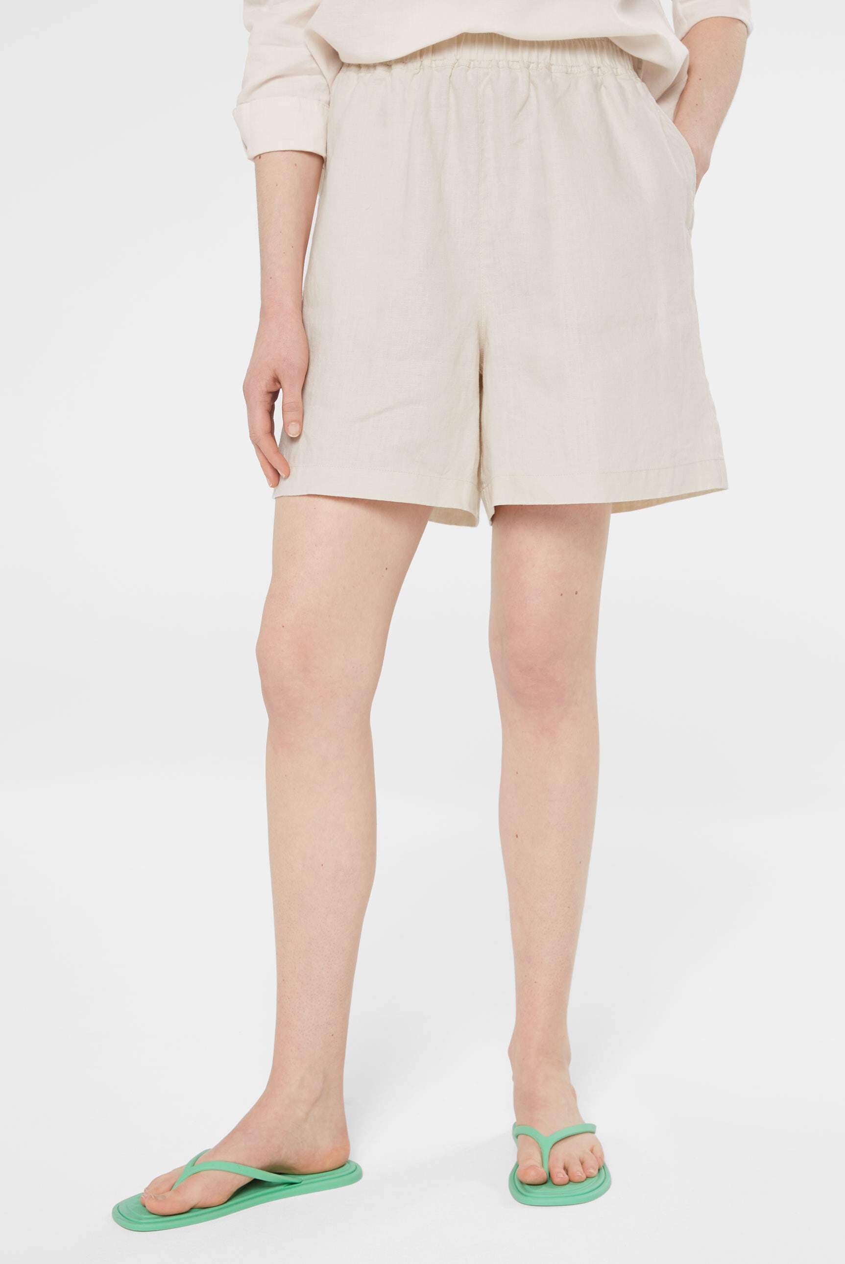 SENSES.THE LABLE Shorts, aus Leinen