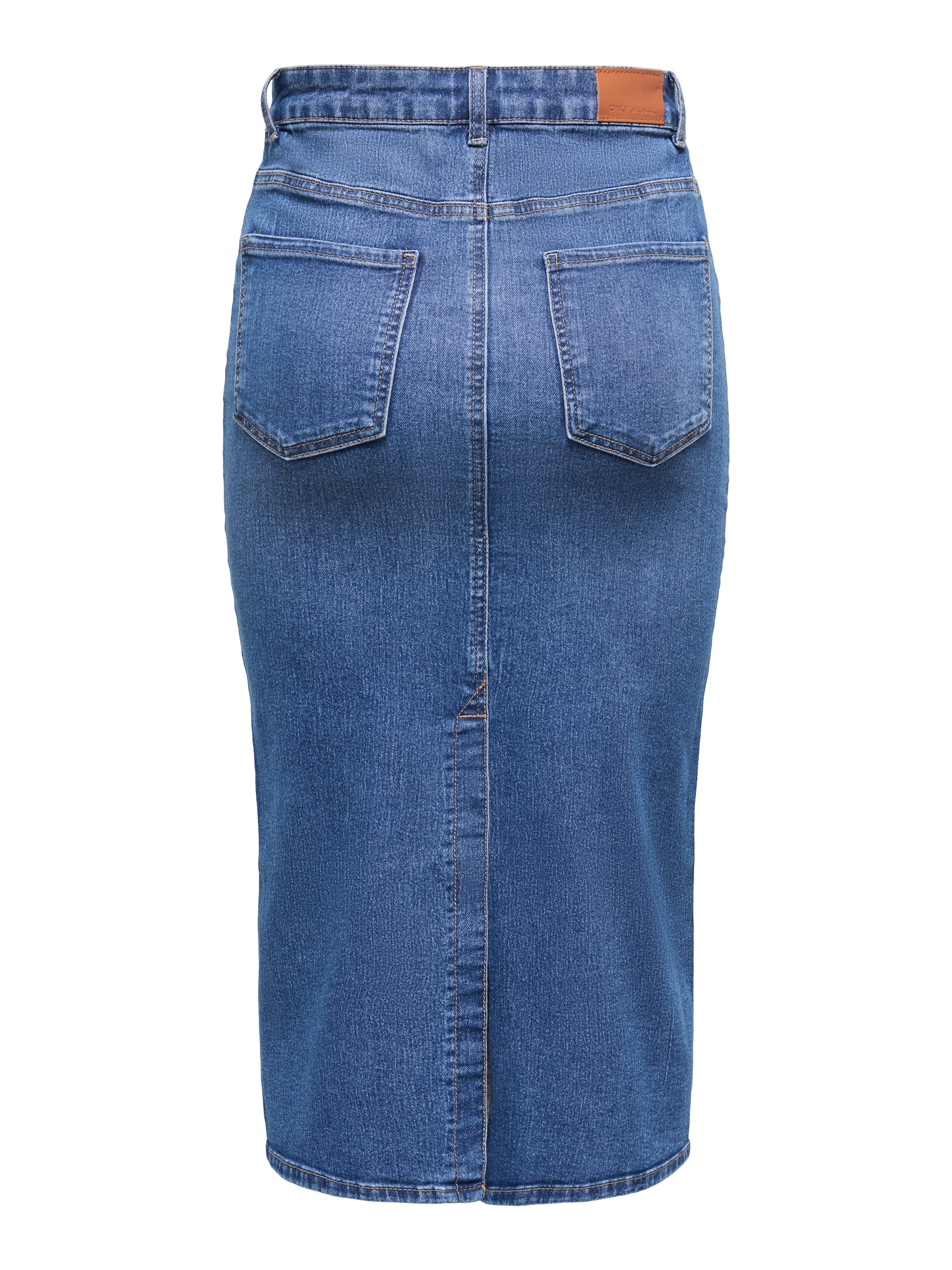 ONLY Jeansrock "ONLWONDER MIDI BACK SLIT SKIRT PIM DNM" günstig online kaufen