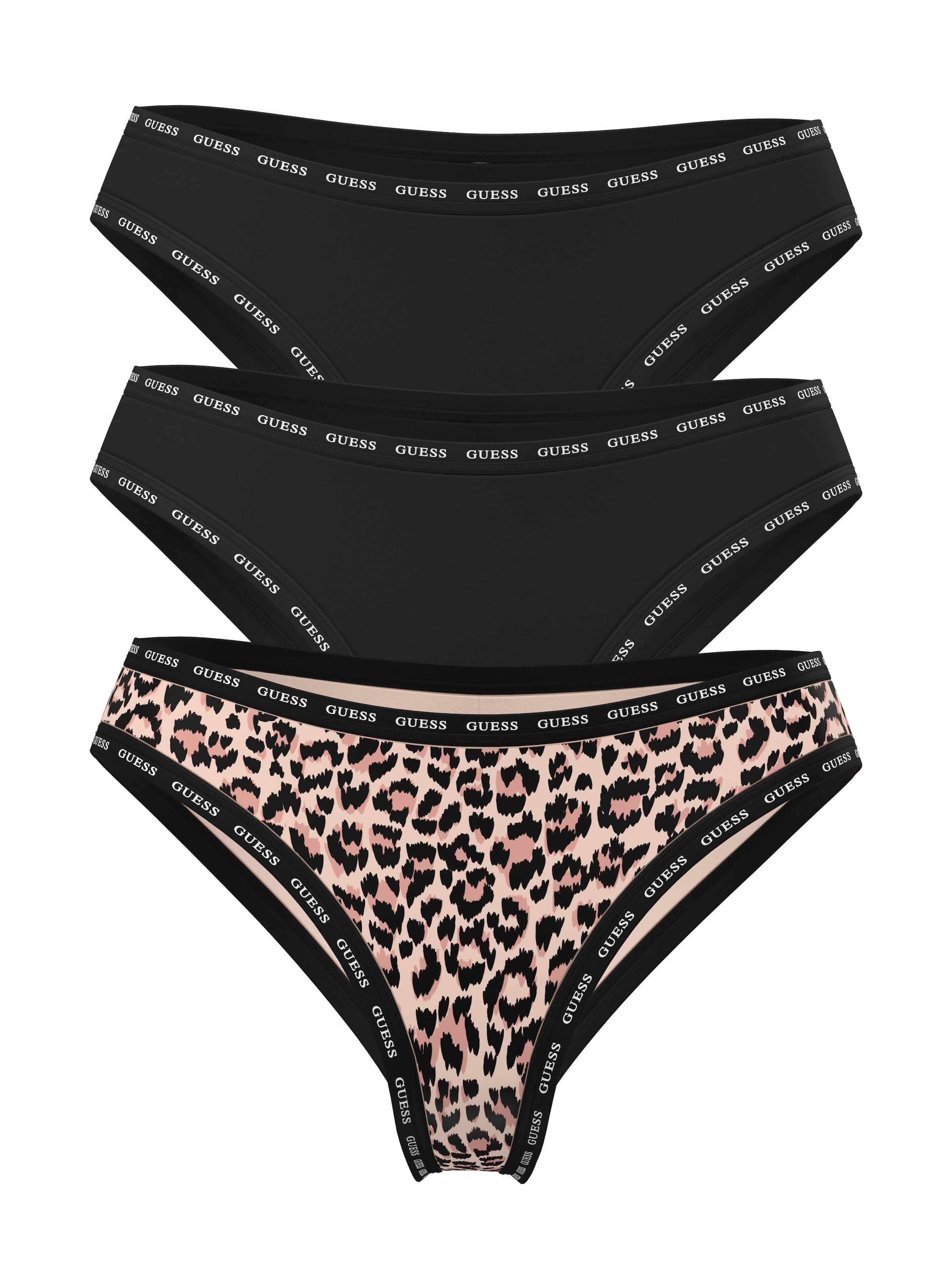 Guess Damen Noir Bedruckte Brasilianische Slips Basic (X3) - Bild 2