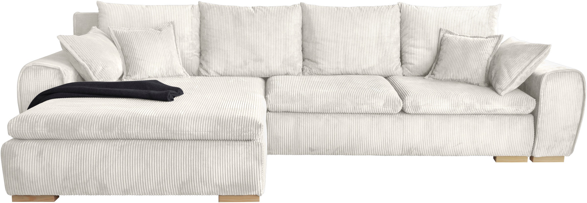Thumbnail - Home affaire Ecksofa "Katja L-Form, B: 325 cm - OTTO. Verlässliche Qualität." mit Bettfunktion, Bettkasten & 4 Zierkisse...