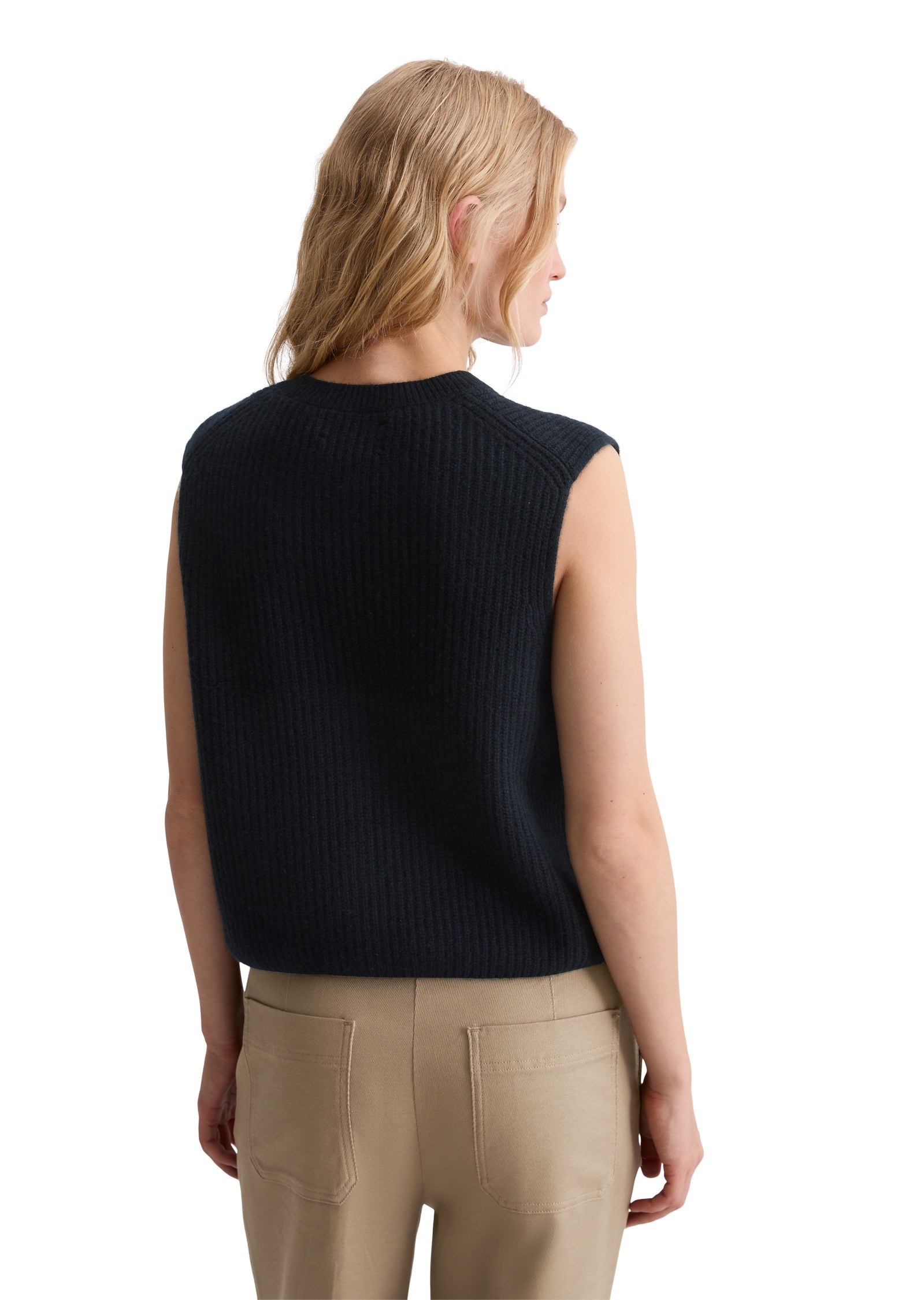 Marc OPolo Strickweste slim fit, aus weichem Wolle-Mix günstig online kaufen