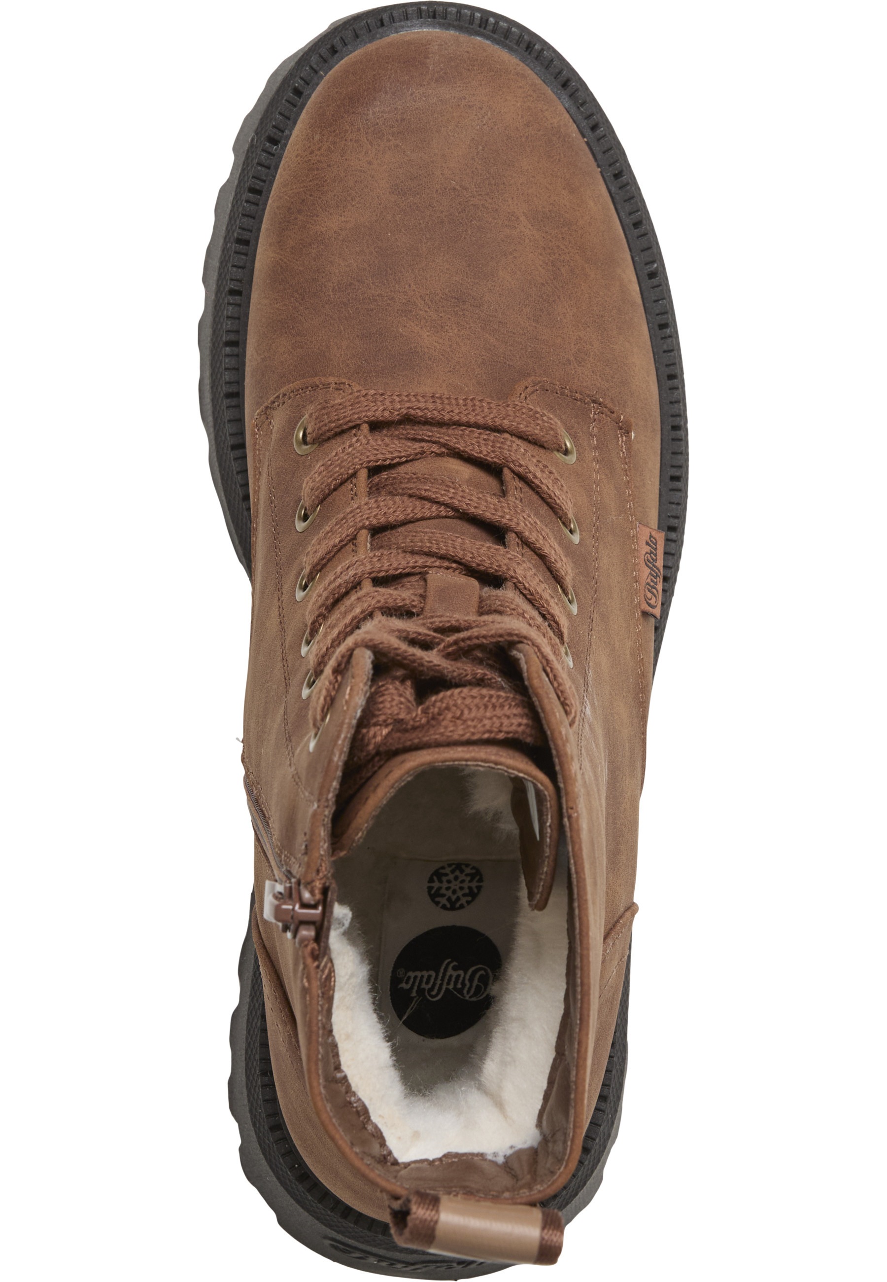 Buffalo Stiefel »Buffalo ASPEN LACE UP WARM - VEGAN NUBUCK«