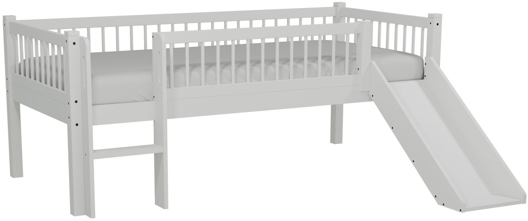 Thumbnail - Vipack Massivholzbett "Forrest Massivholzbett Made in Europe, stabil und hochwertig gebaut" 90/200 cm, mit Rollrost, Lei...