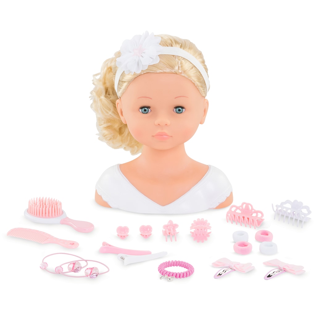 Corolle® Frisierkopf »Hair Stylingkopf«, (Set, 20 tlg.)