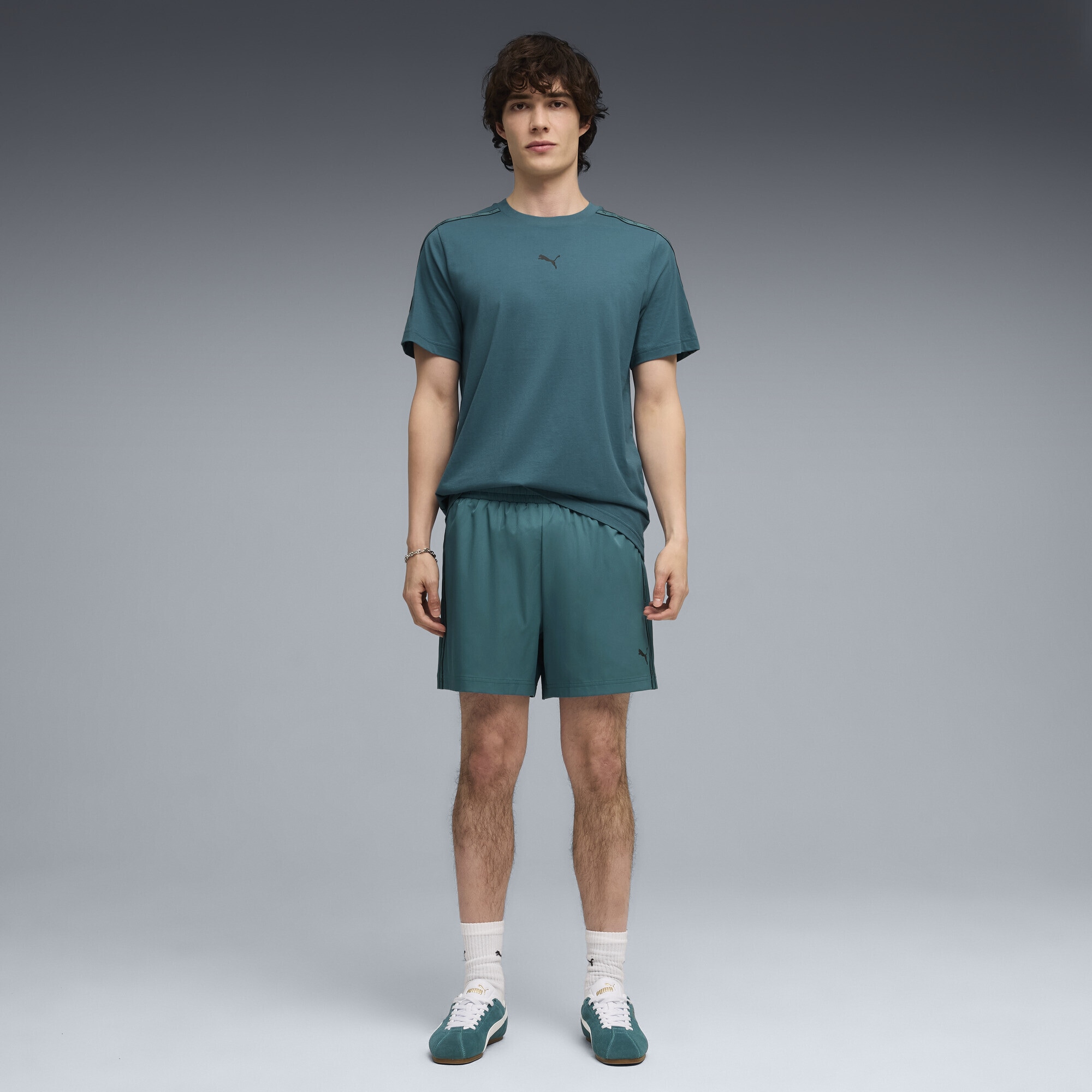 PUMA Shorts »Essentials Tape 5" Gewebte Shorts Herren«