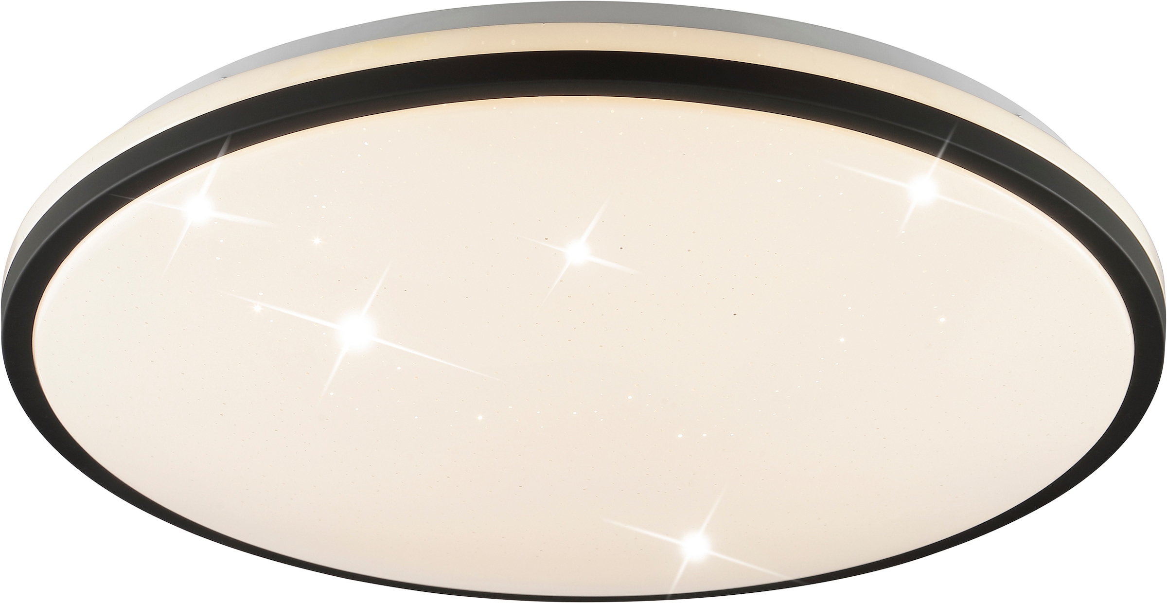 Brilliant LED Deckenleuchte »Taya« LED-Modul 1 Stk. warmweiß - kaltweiß Ø 50 cm, 5400 lm, 2700-6500 K, Sternenglanz, dimmbar, Memoryfunktion